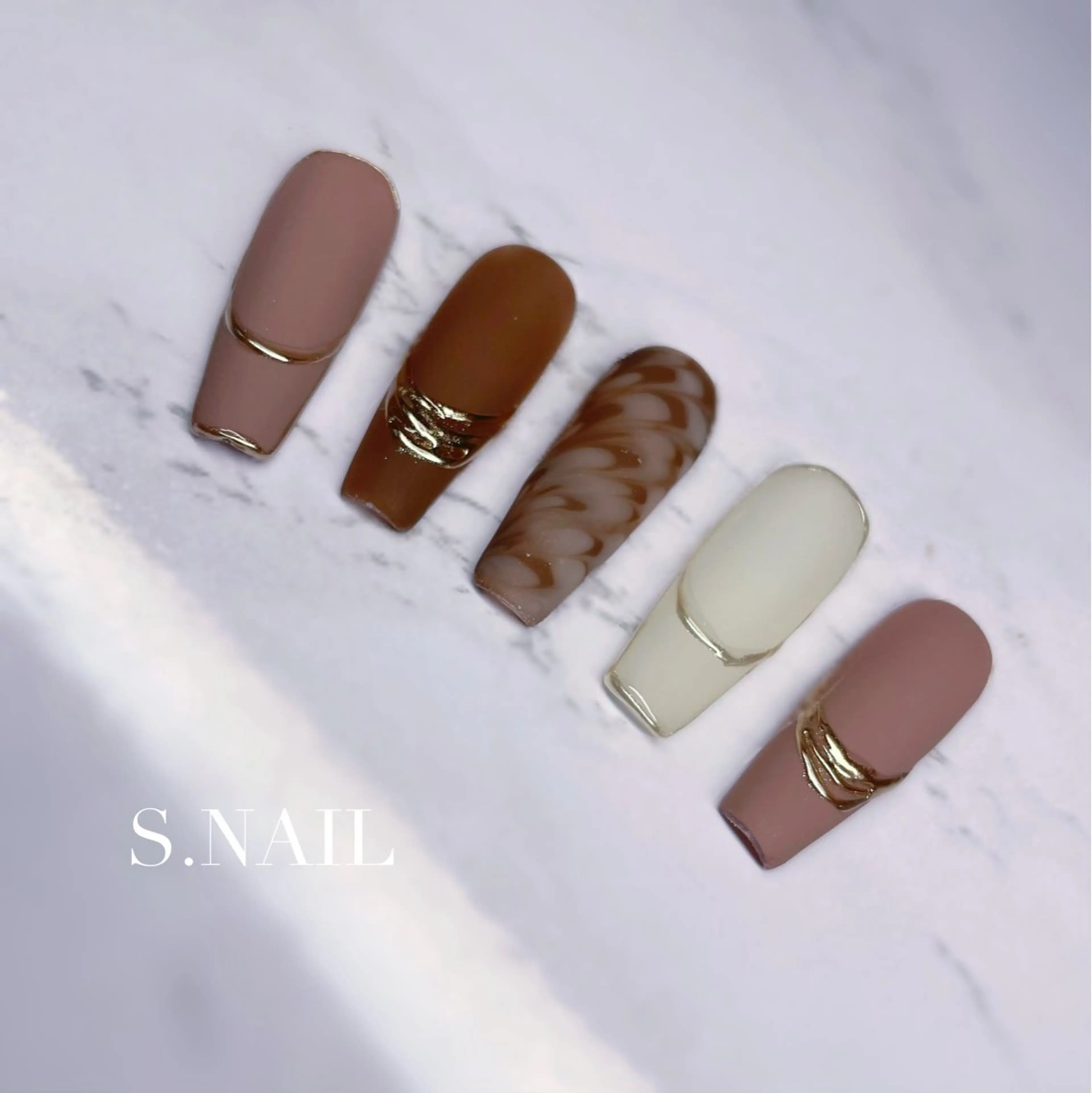 ネイル バレンタイン ハンドネイル S.NAIL Suuのネイルデザイン
