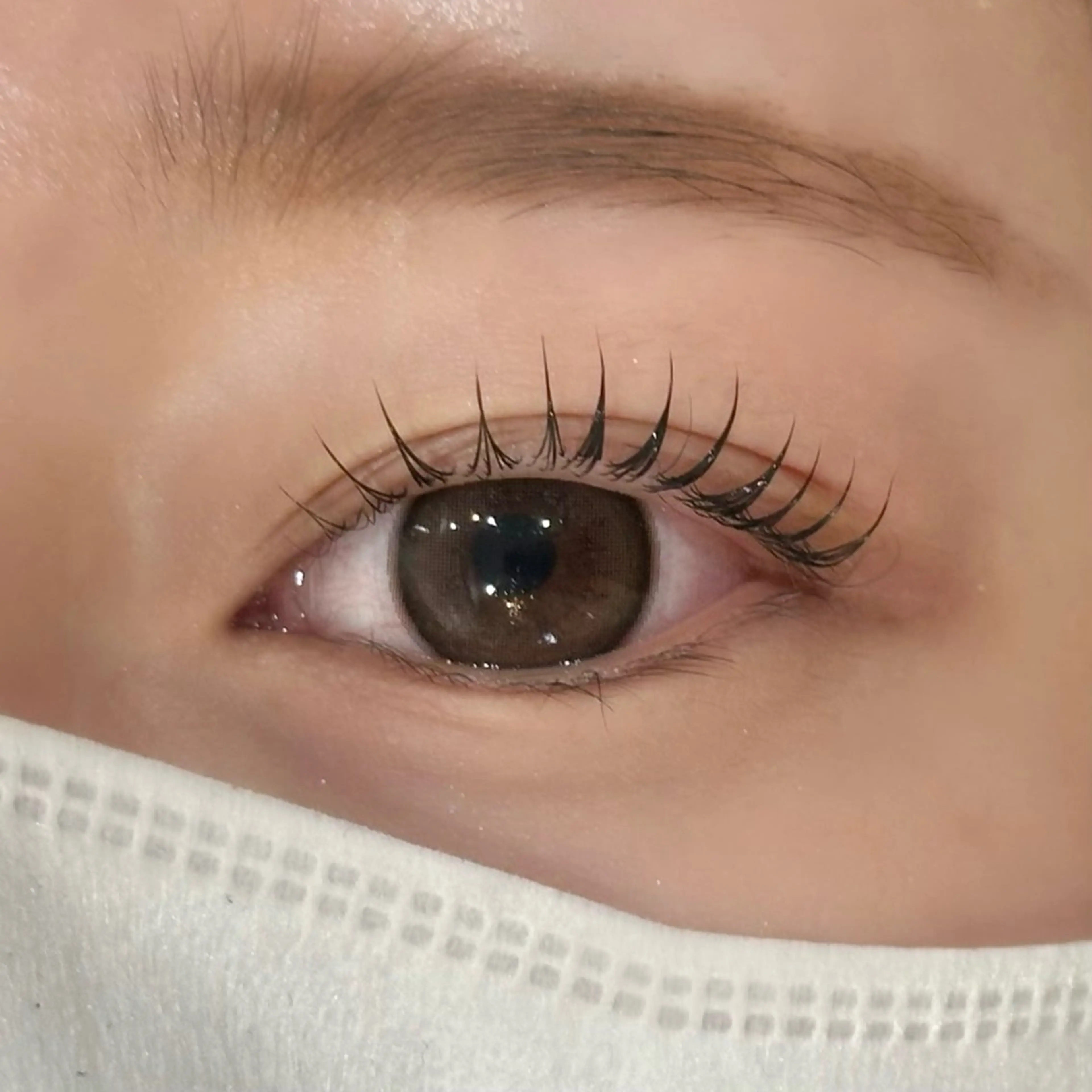 マツエク・マツパ Cカール Lカール パリジェンヌラッシュリフト 一重×まつ毛パーマ eyelash Zen　manakaのマツエク・マツパデザイン