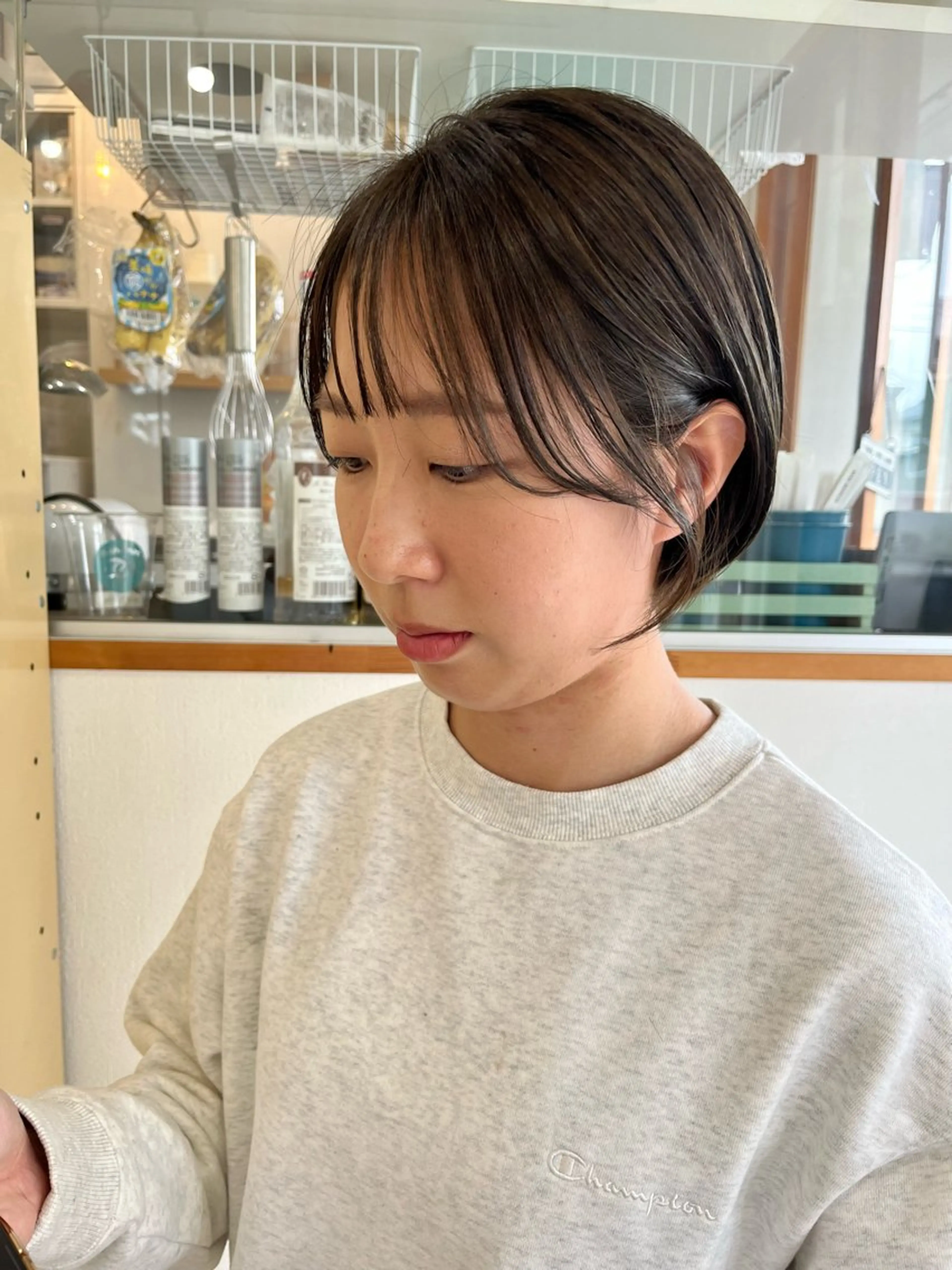 ショート カラー カット ヘアカラー トリートメント 🌼sunc HINAMI🌼のヘアスタイル