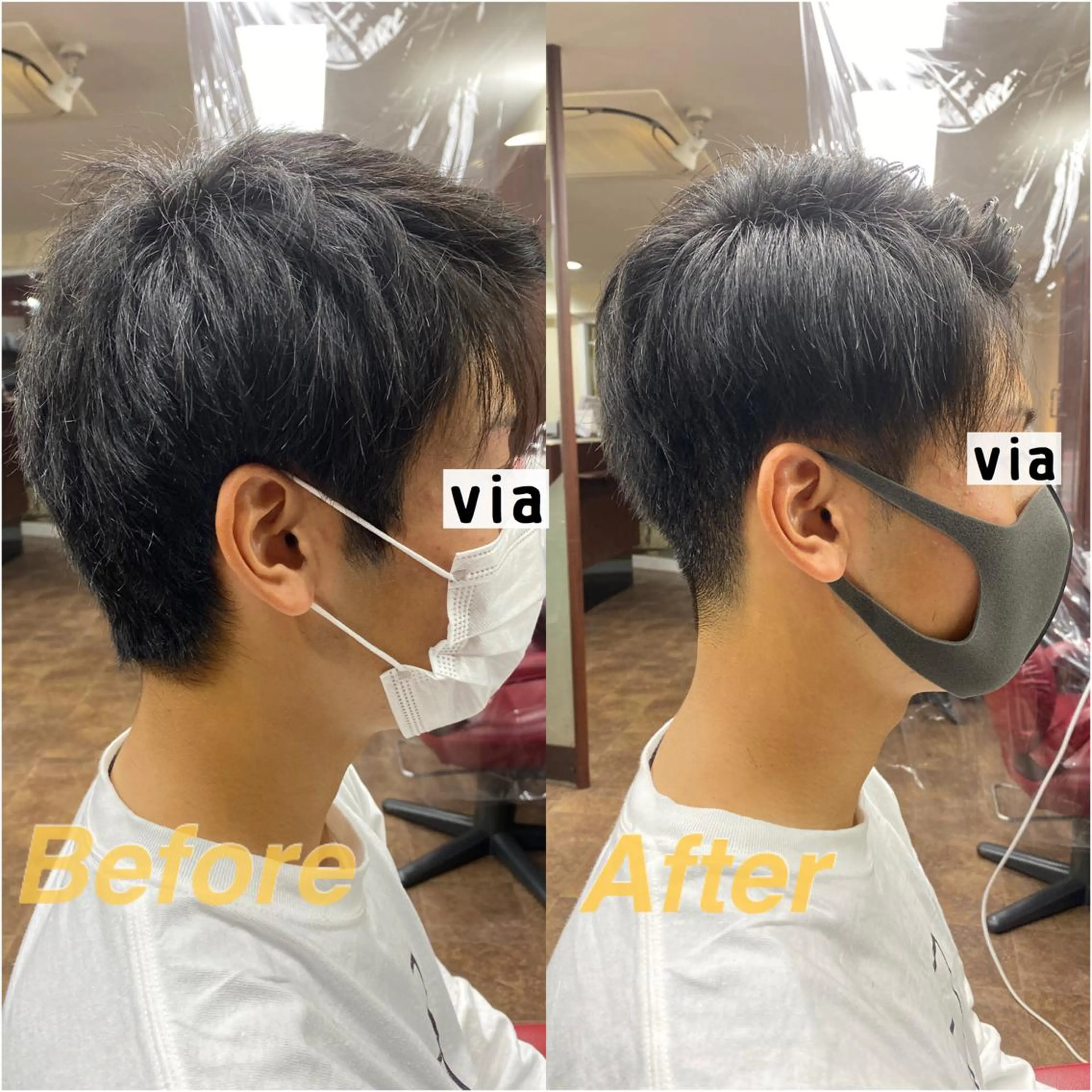 メンズカット💇🏻‍♂️＋眉カット＋似合わせスタイリングの写真