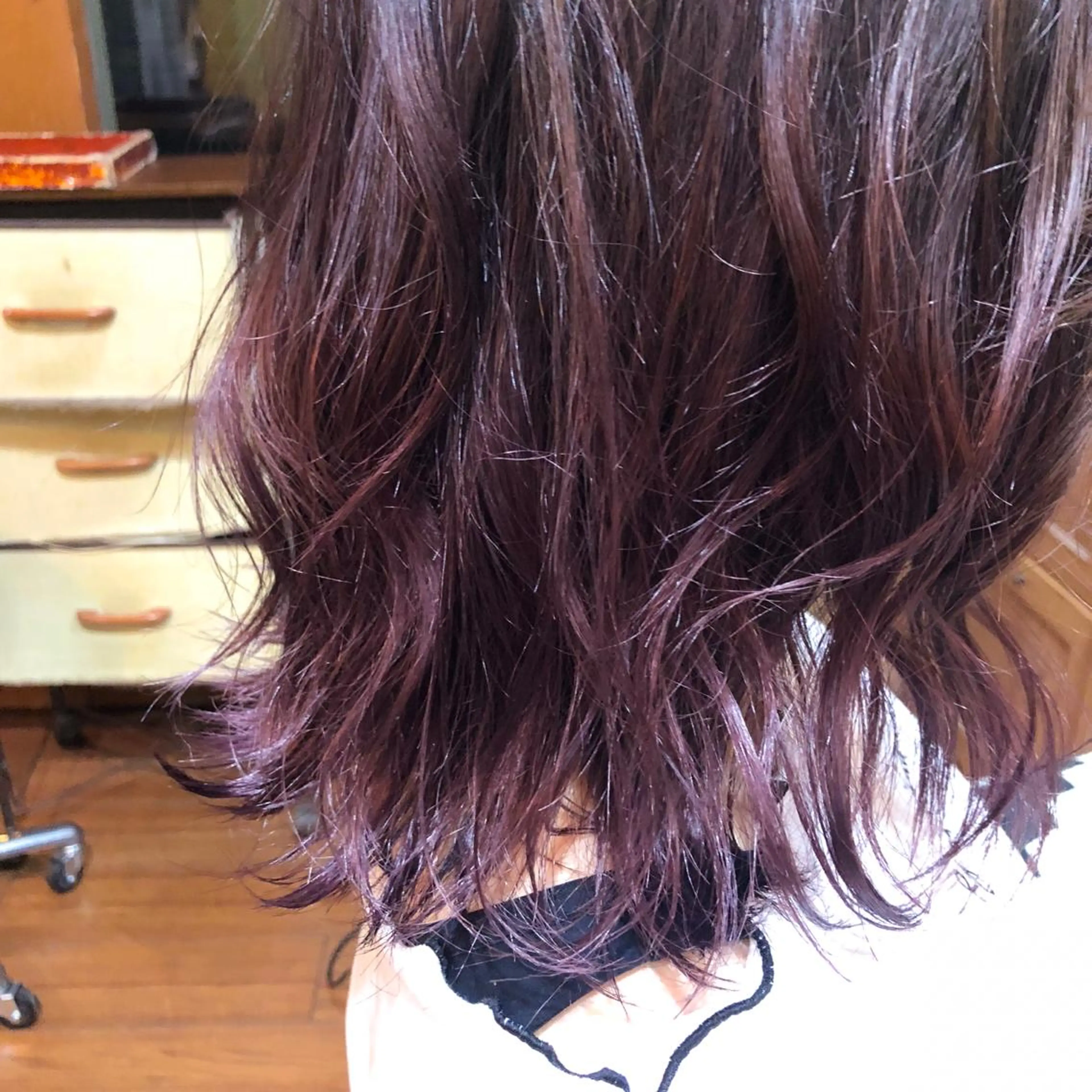 ショート カラー ピンクカラー 山口滉斗/艶カラー 縮毛矯正/髪質改善のヘアスタイル