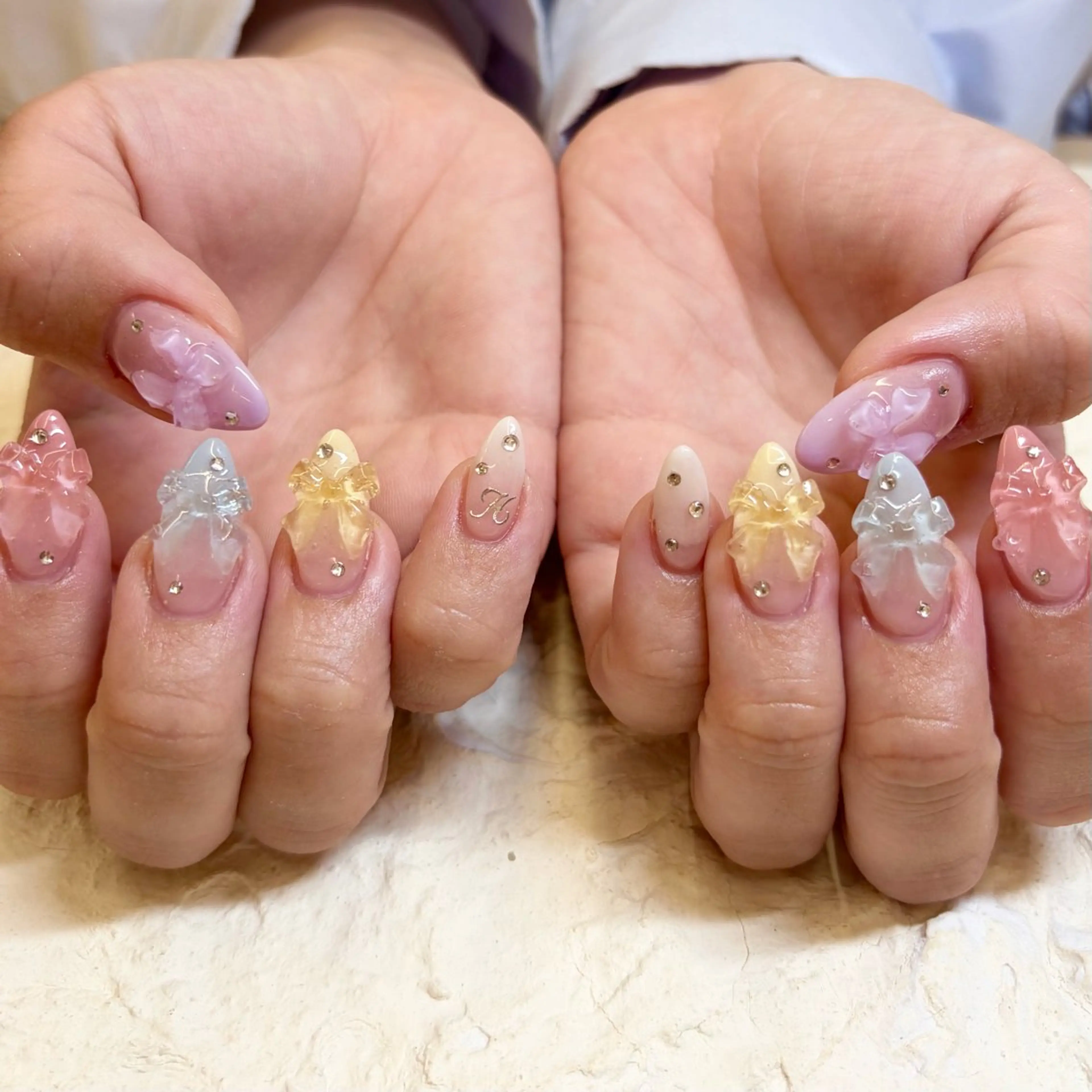 ネイル ハンドネイル ෆ‪Yura Nailෆ‪のネイルデザイン
