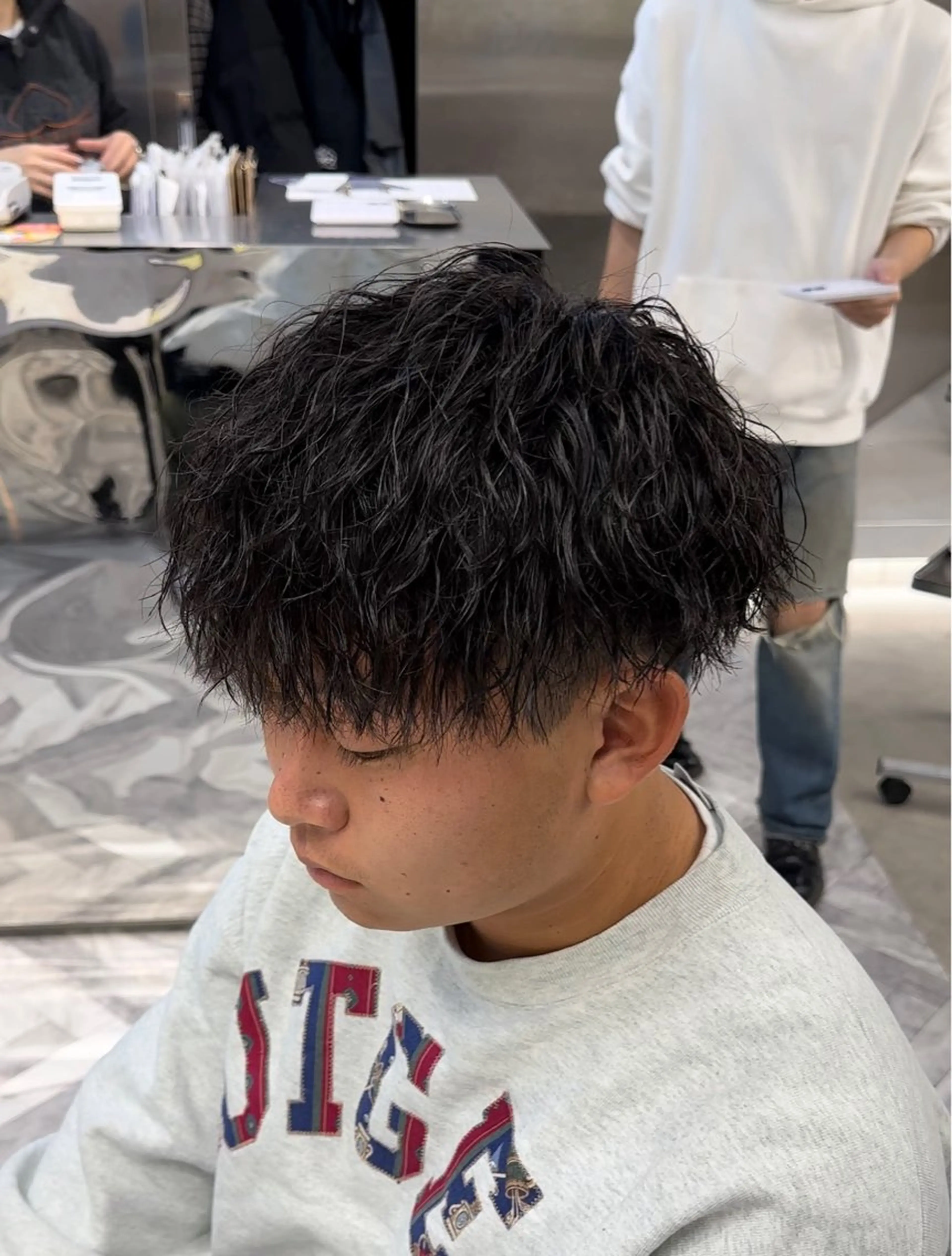 パーマ メンズ カット パーマ 【圧倒的センス】 まる/メンズカラーのヘアスタイル