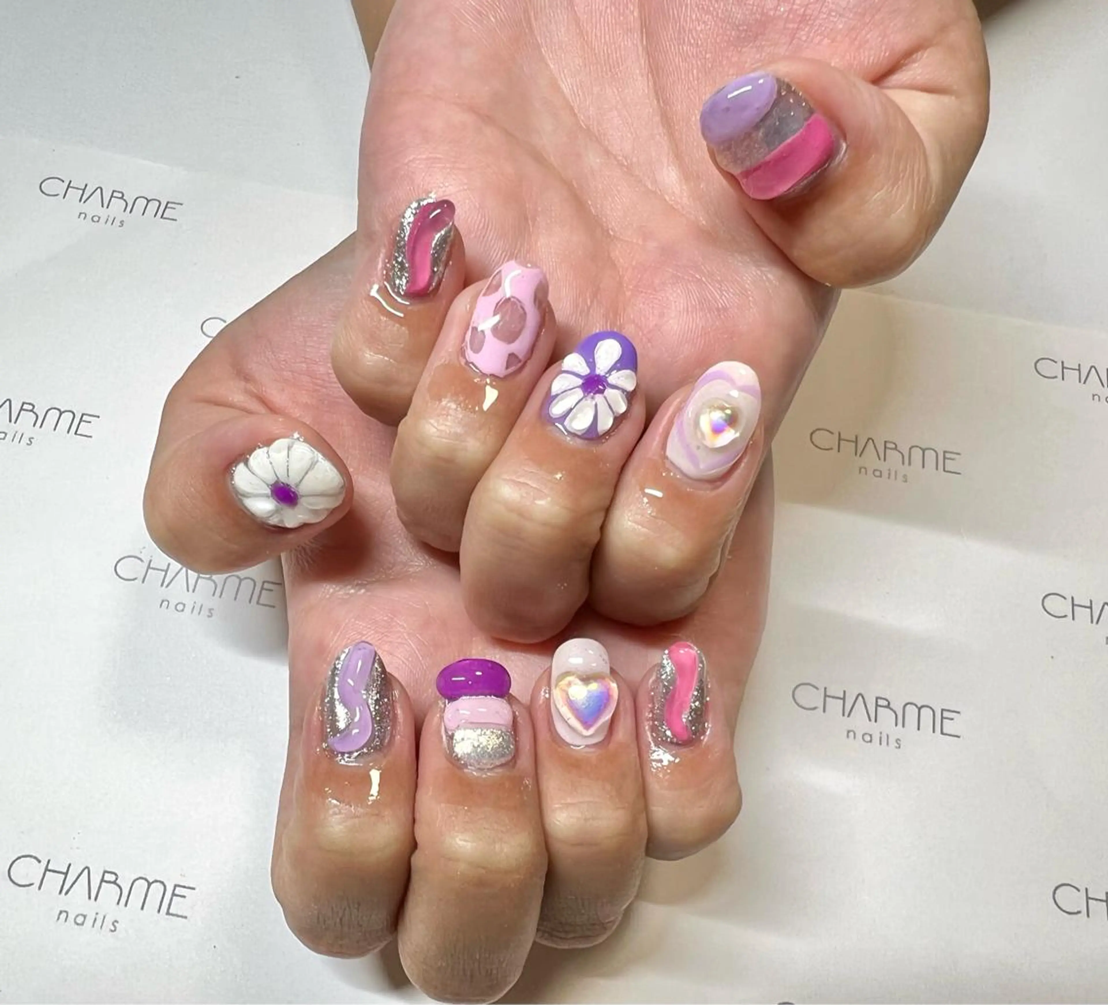 ネイル ハンドネイル CHARME 🤎〔RINA〕のネイルデザイン