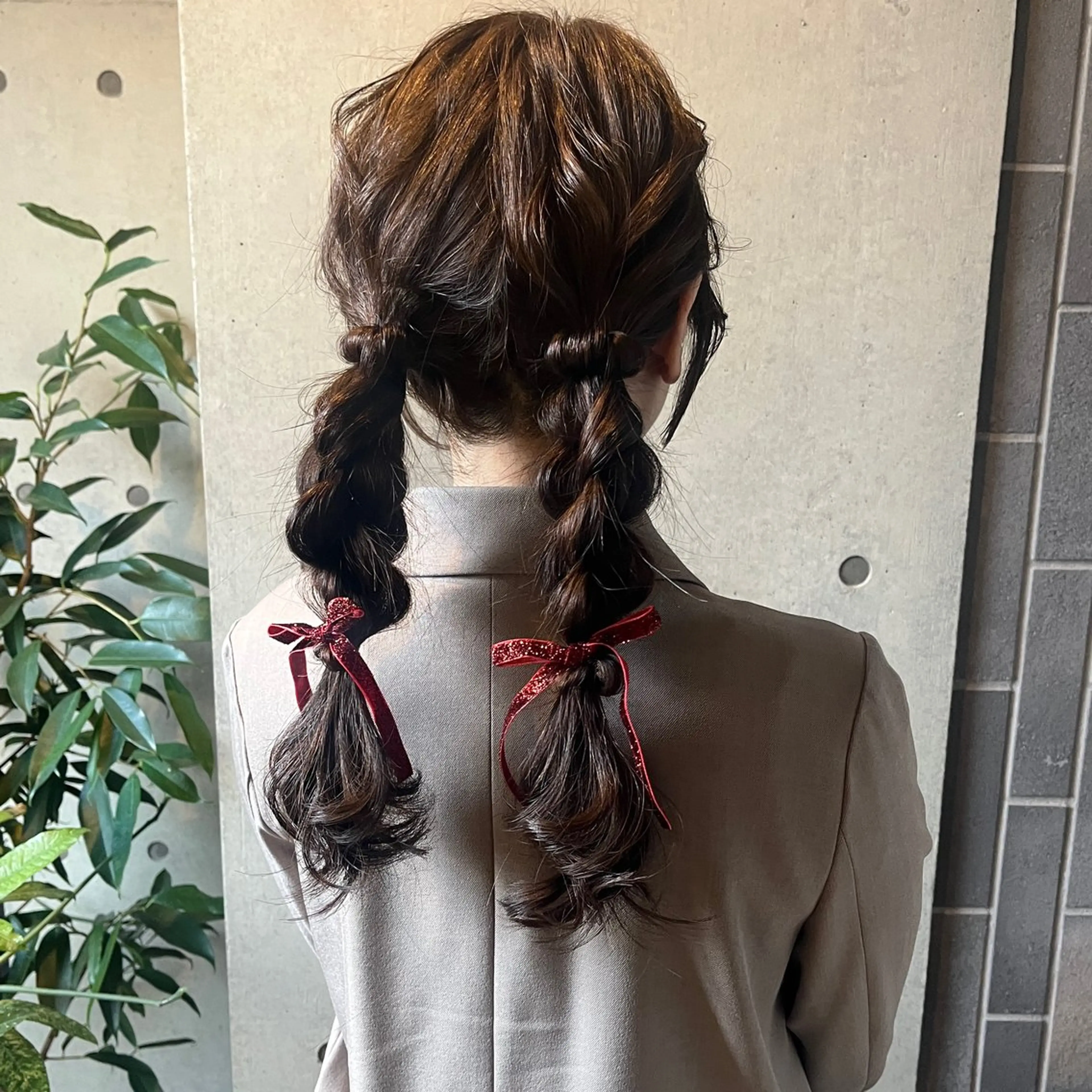 ヘアアレンジ 広香🪽ハイトーン/ レイヤー/ヘアセットのヘアスタイル