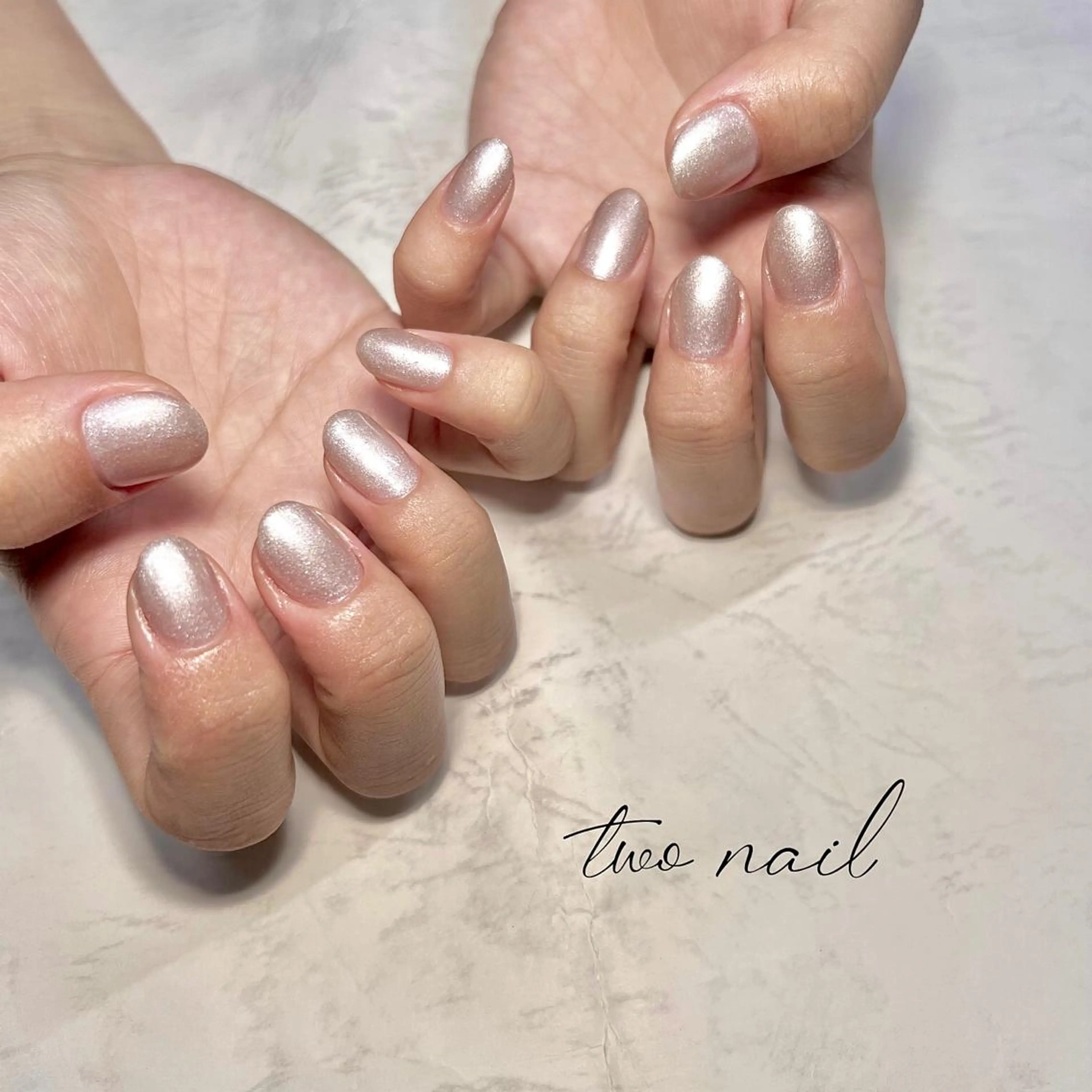 ネイル アートネイル フットネイル ハート ニュアンスネイル ホワイト ハンドネイル two nailのネイルデザイン