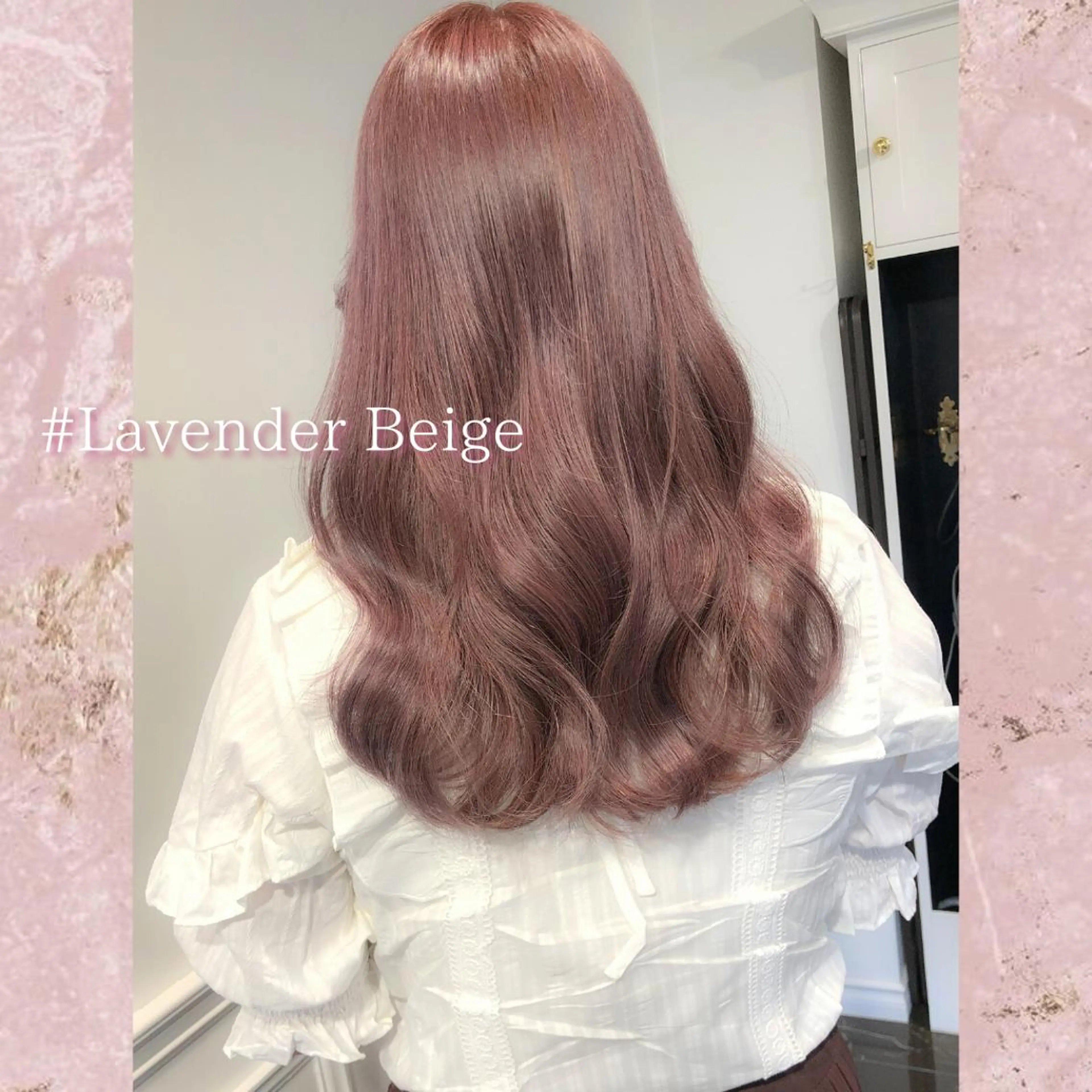 ロング カラー ブリーチ トリートメント LOTTA CUCCI所属・miyu /トレンド カラー×艶髪のヘアスタイル