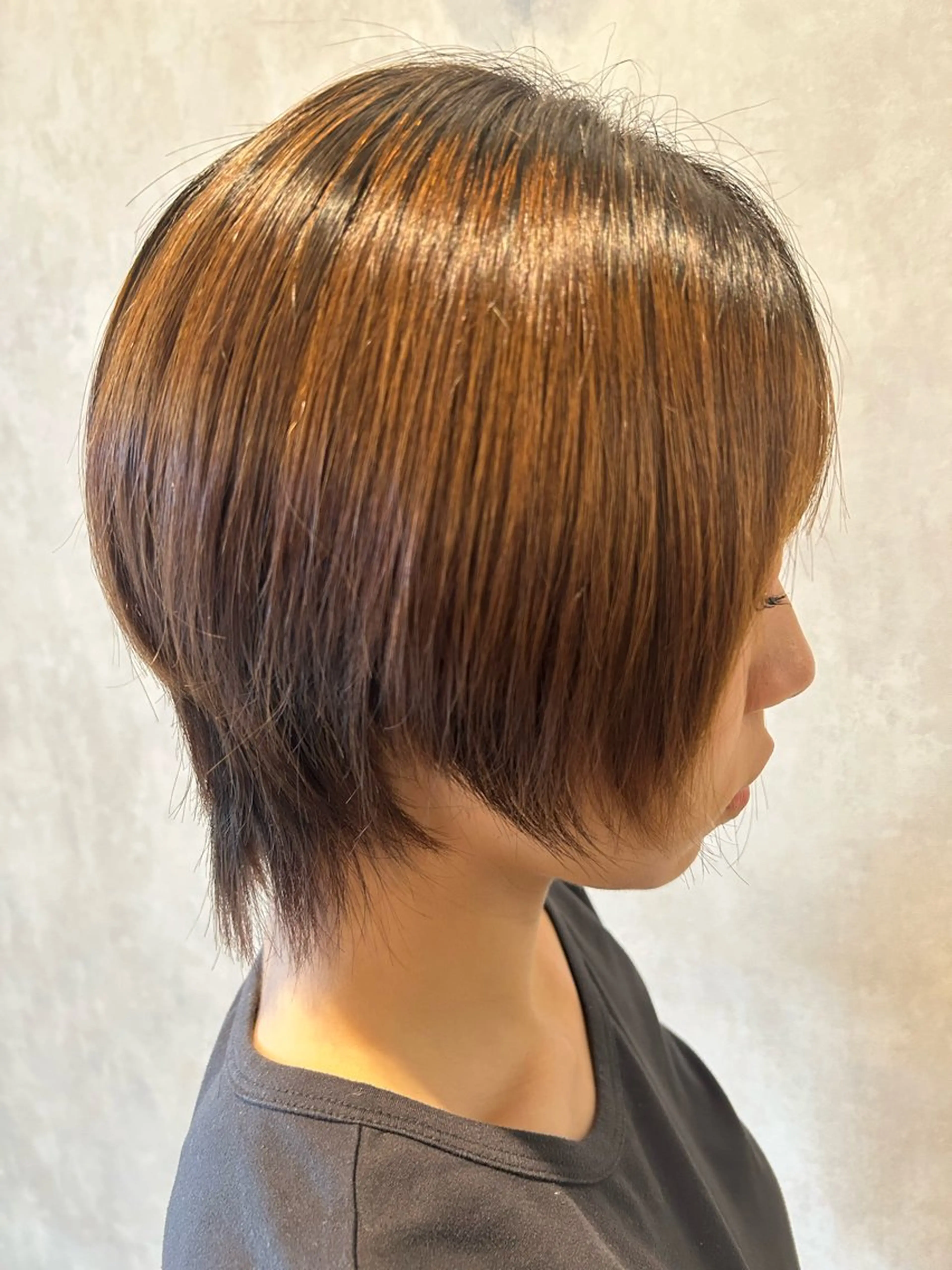 ショート ショートヘア ウルフカット きむら はるみのヘアスタイル
