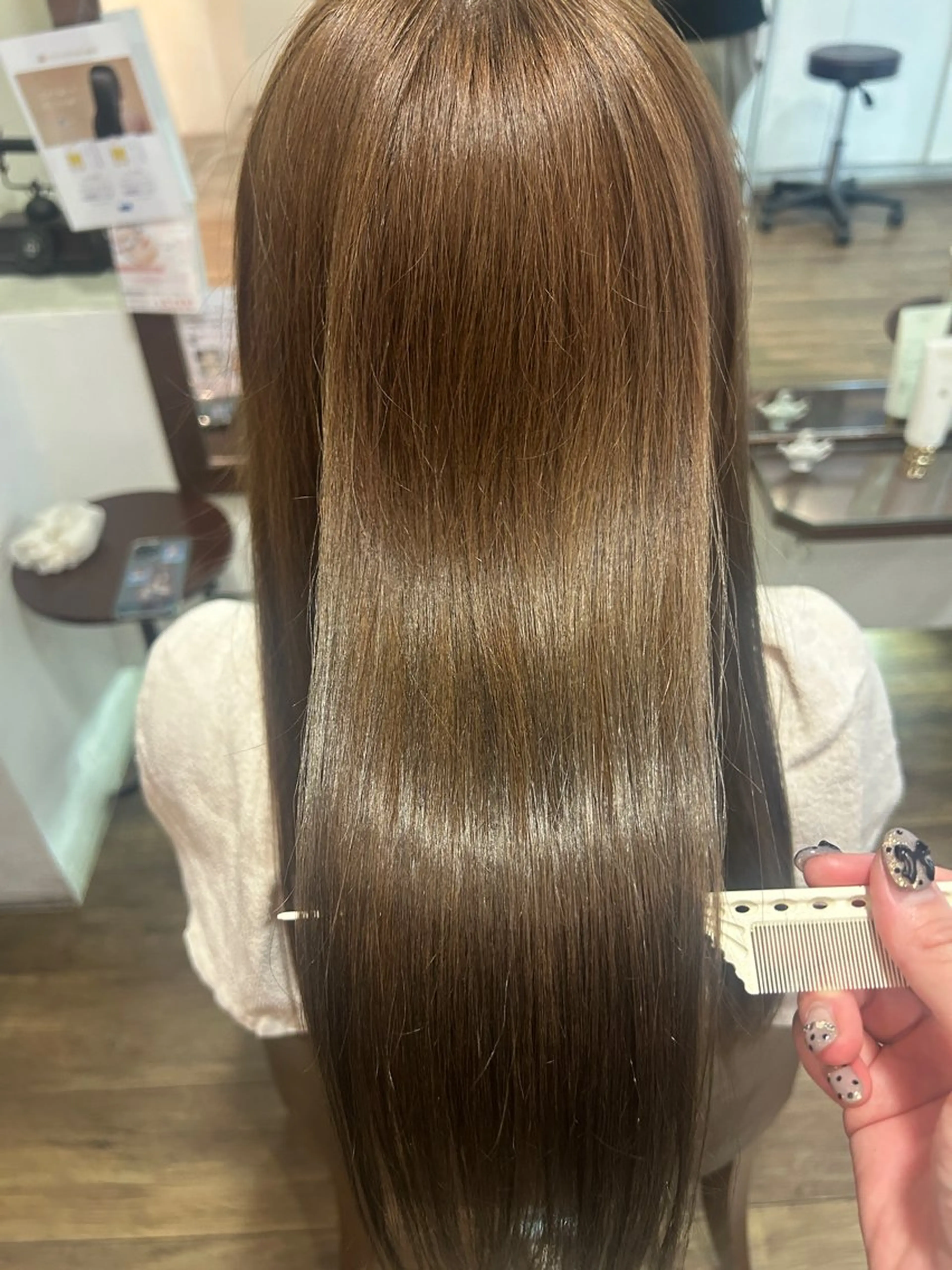 ロング トリートメント enn 髪質改善🩷 曽根依咲のヘアスタイル