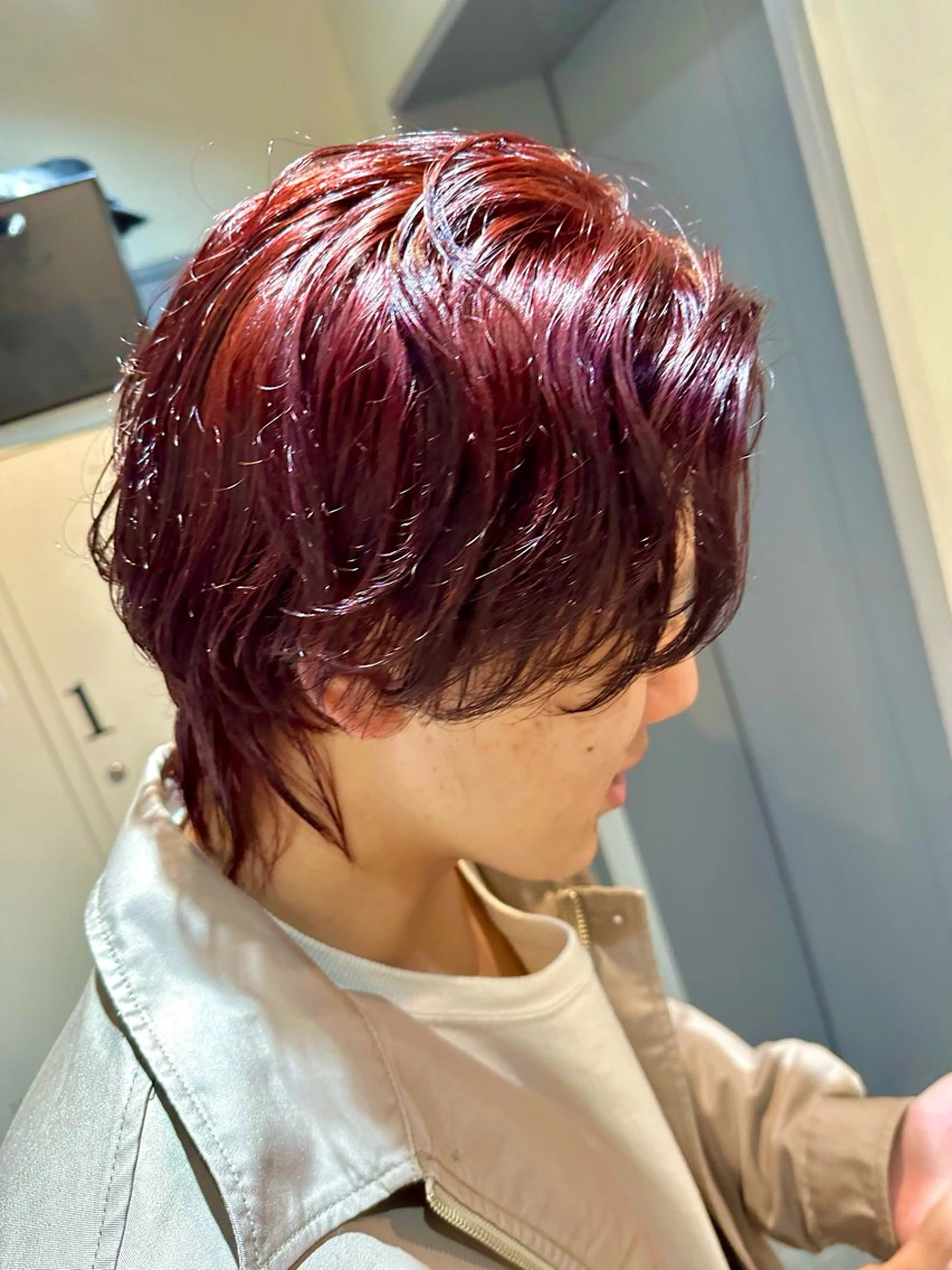 ショート カラー 縮毛矯正+モテカラー 🎀✨MIHOのヘアスタイル