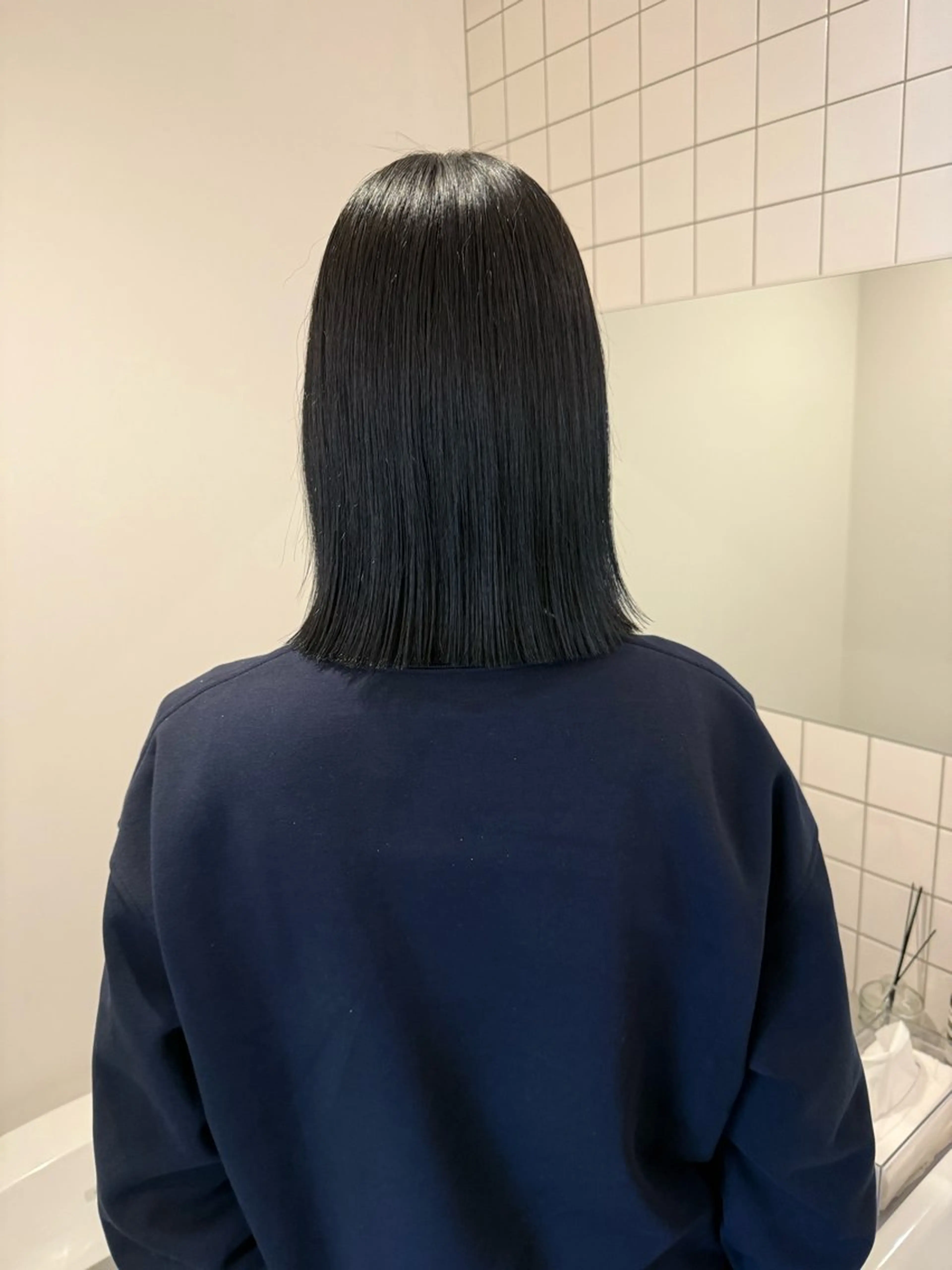 ミディアム ヘアカラー 舟橋耀/ブリーチカラ ー/レイヤーカットのヘアスタイル