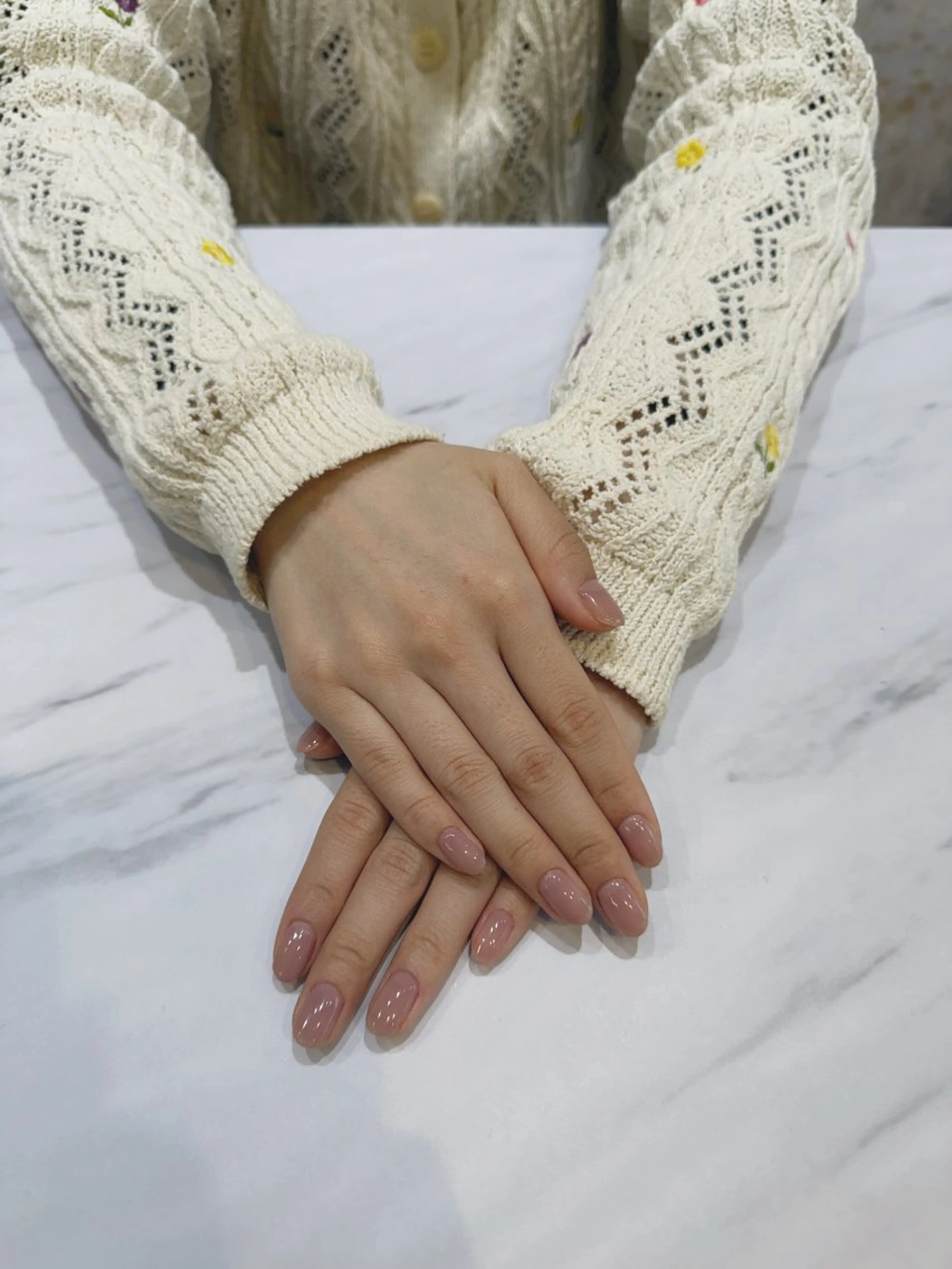 ネイル ハンドネイル ワンカラーモデル Ayakaのネイルデザイン