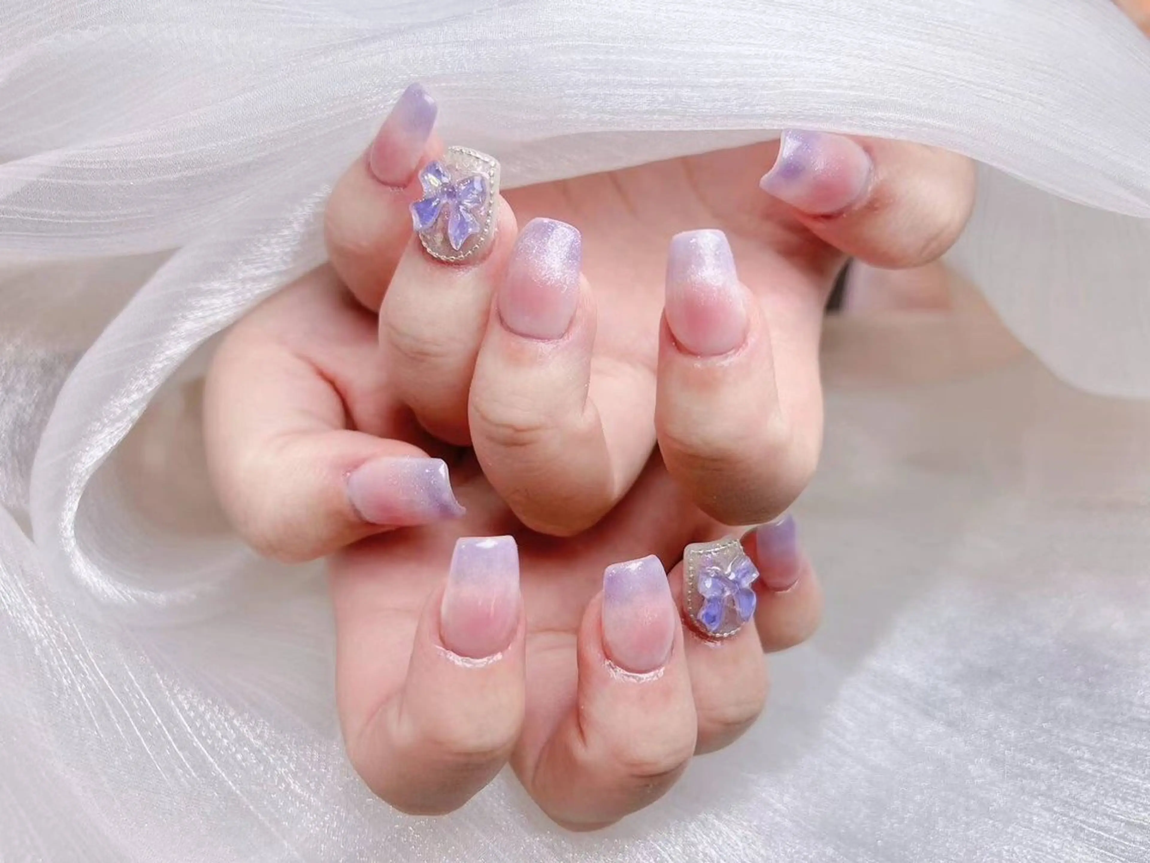 ネイル アートネイル フラワーネイル フットネイル ジェルネイル マグネットネイル Babarla　Nail　Salon所属・babarla Nailのネイルデザイン