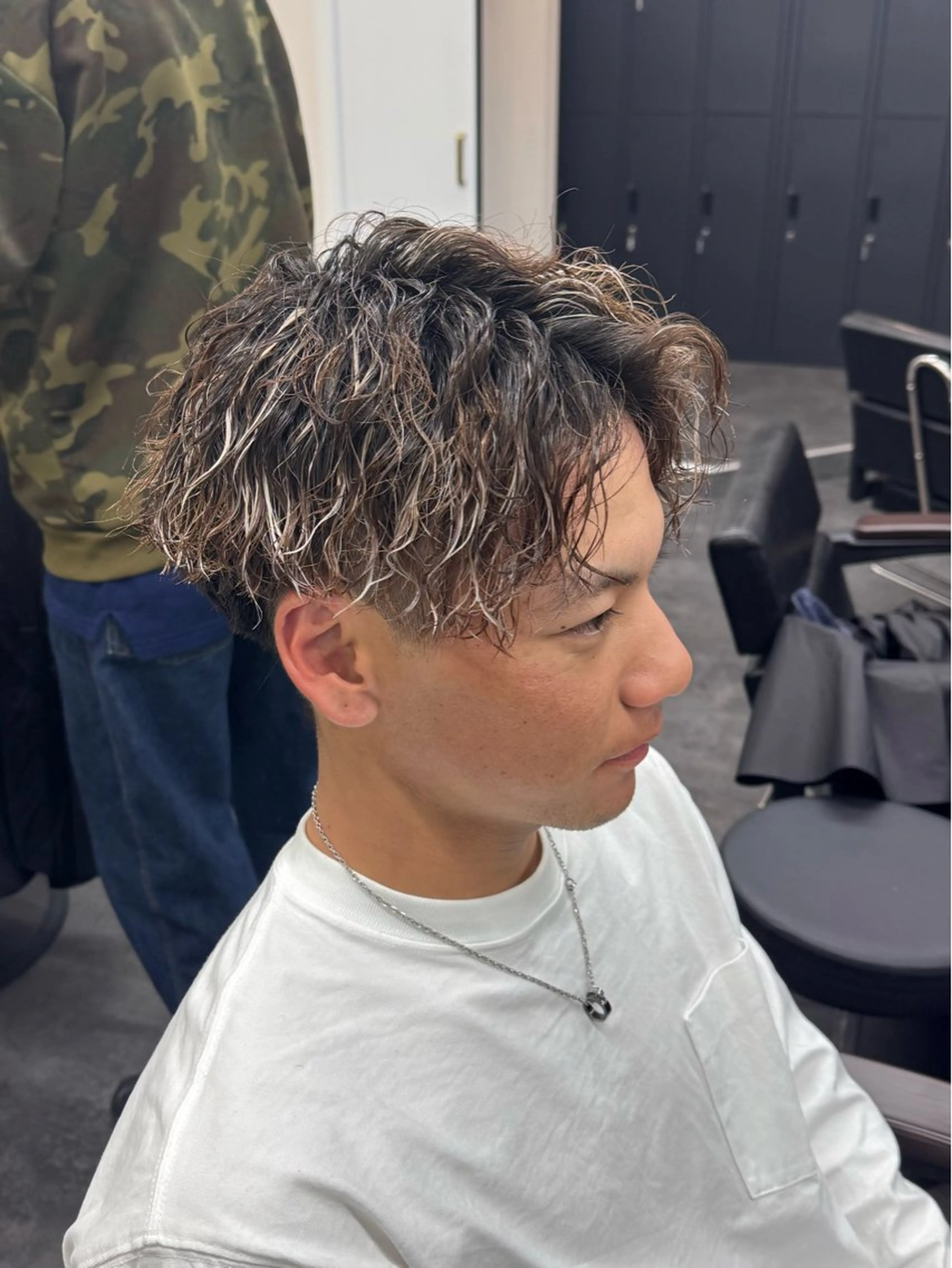 パーマ メンズ カット ヘアカラー パーマ 柏メンズカットパーマ NO.1タイチのヘアスタイル