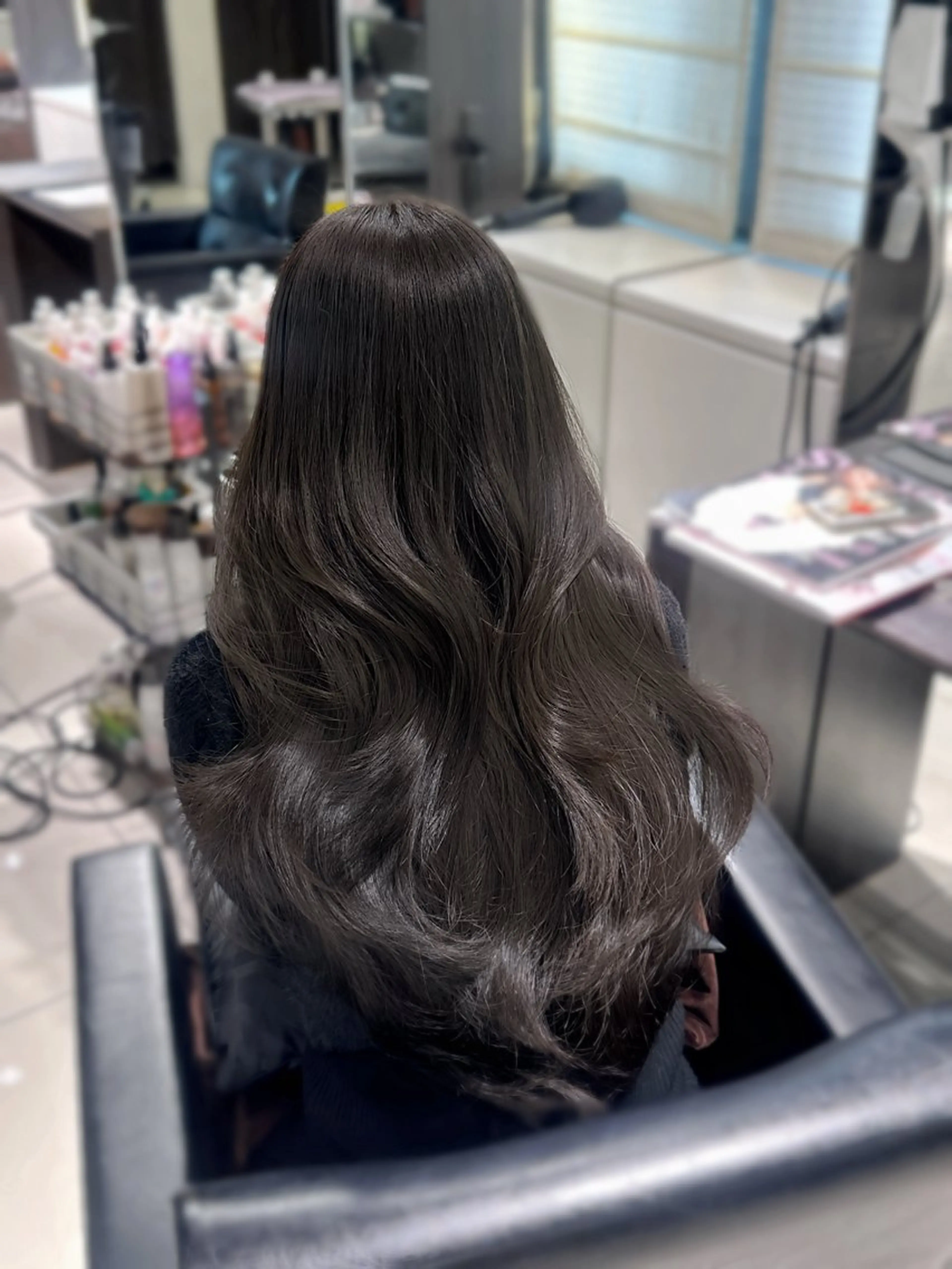 ロング カラー ヘアカラー 韓国系艶髪🎀 miyuuのヘアスタイル