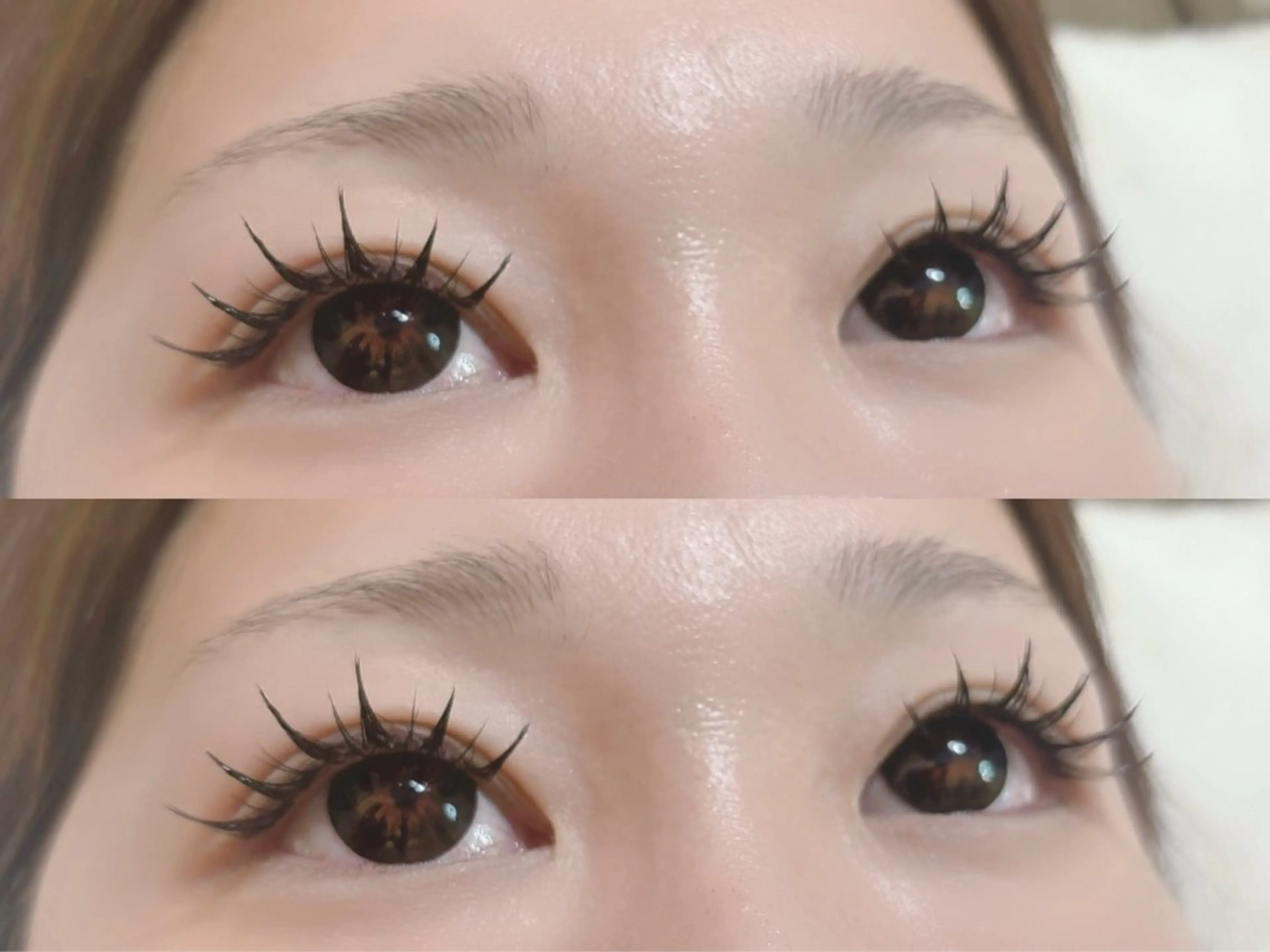 マツエク・マツパ 付け放題 バインドロック 束感まつ毛 フラットラッシュ パリジェンヌラッシュリフト マツエク オーロラ所属・AURORA RINAのマツエク・マツパデザイン