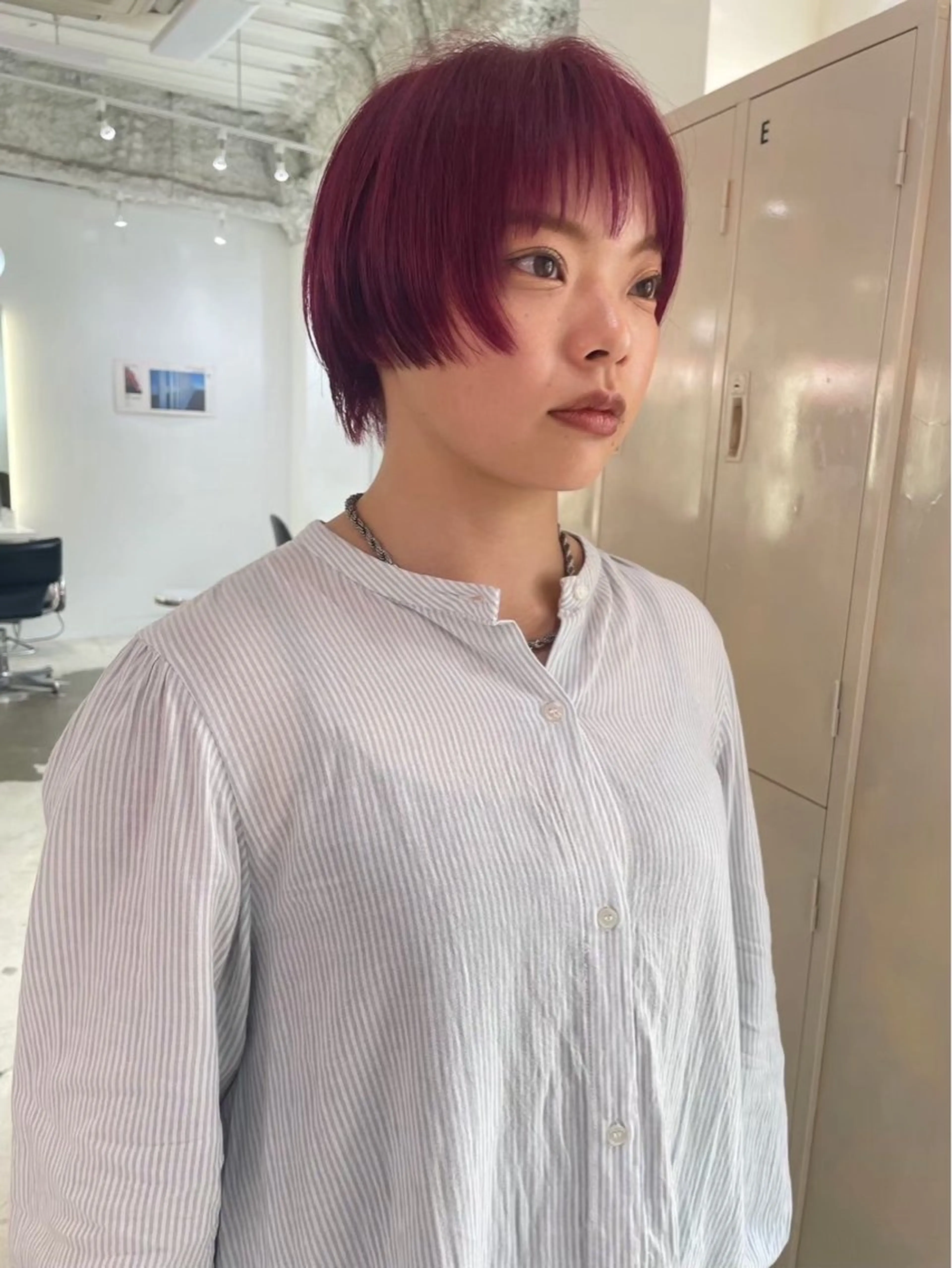 カラー レイヤーボブ🎵 ブリーチ/りりのヘアスタイル