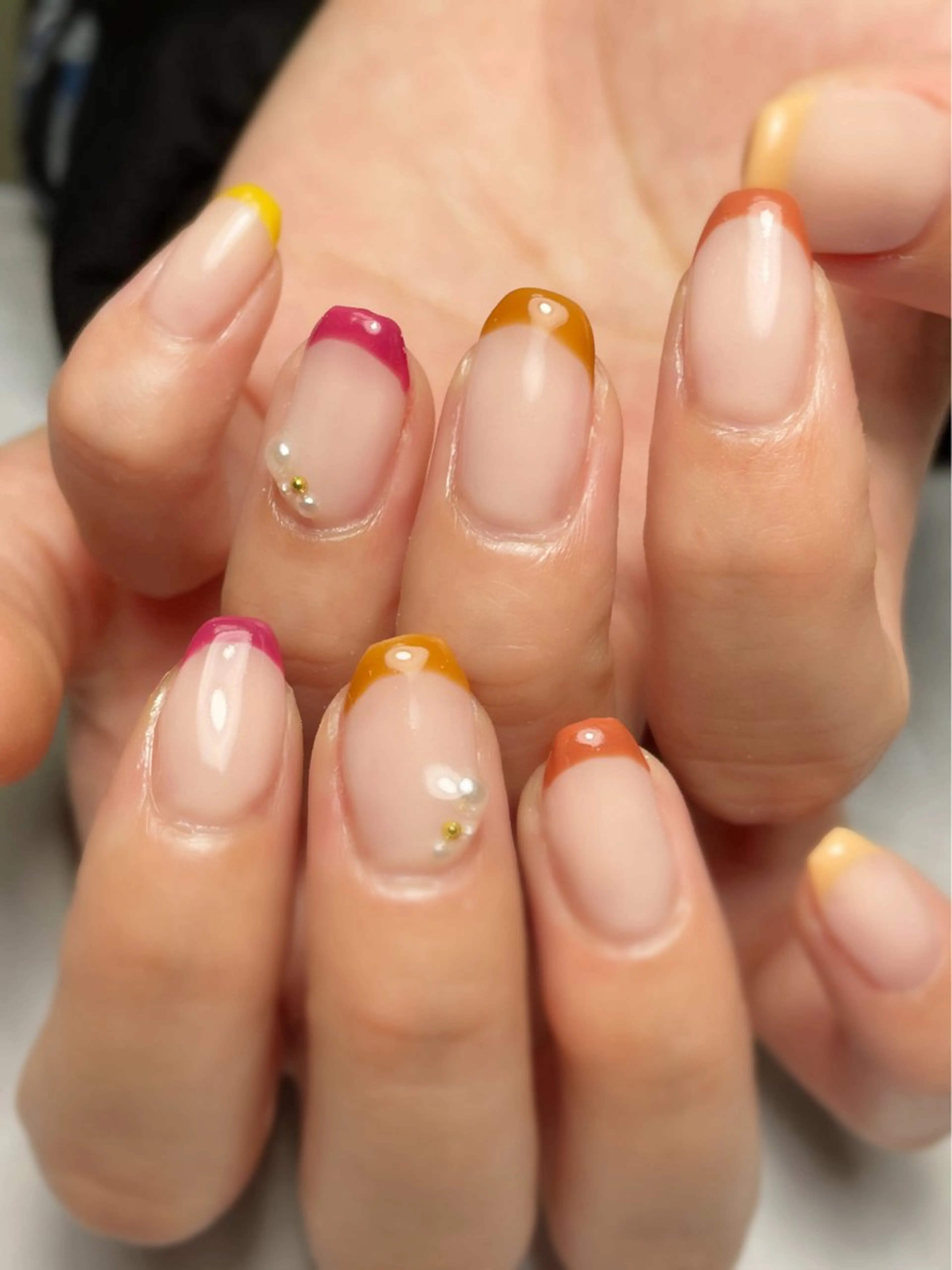 ネイル フレンチネイル Lulunail RieYのネイルデザイン