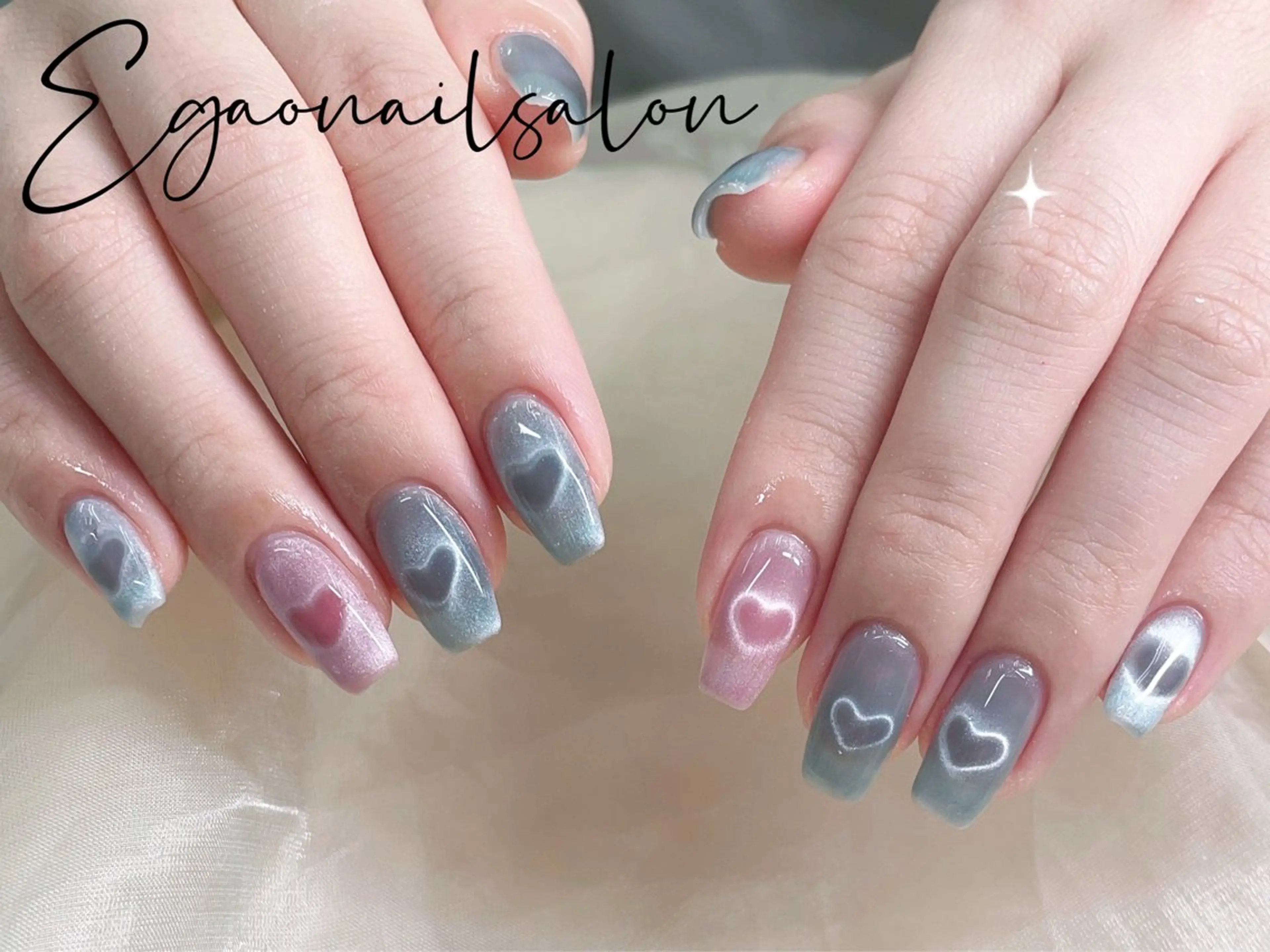 ネイル アートネイル フットネイル フレンチネイル ジェルネイル グラデーション ハンドネイル Egao Nail錦糸町店のネイルデザイン