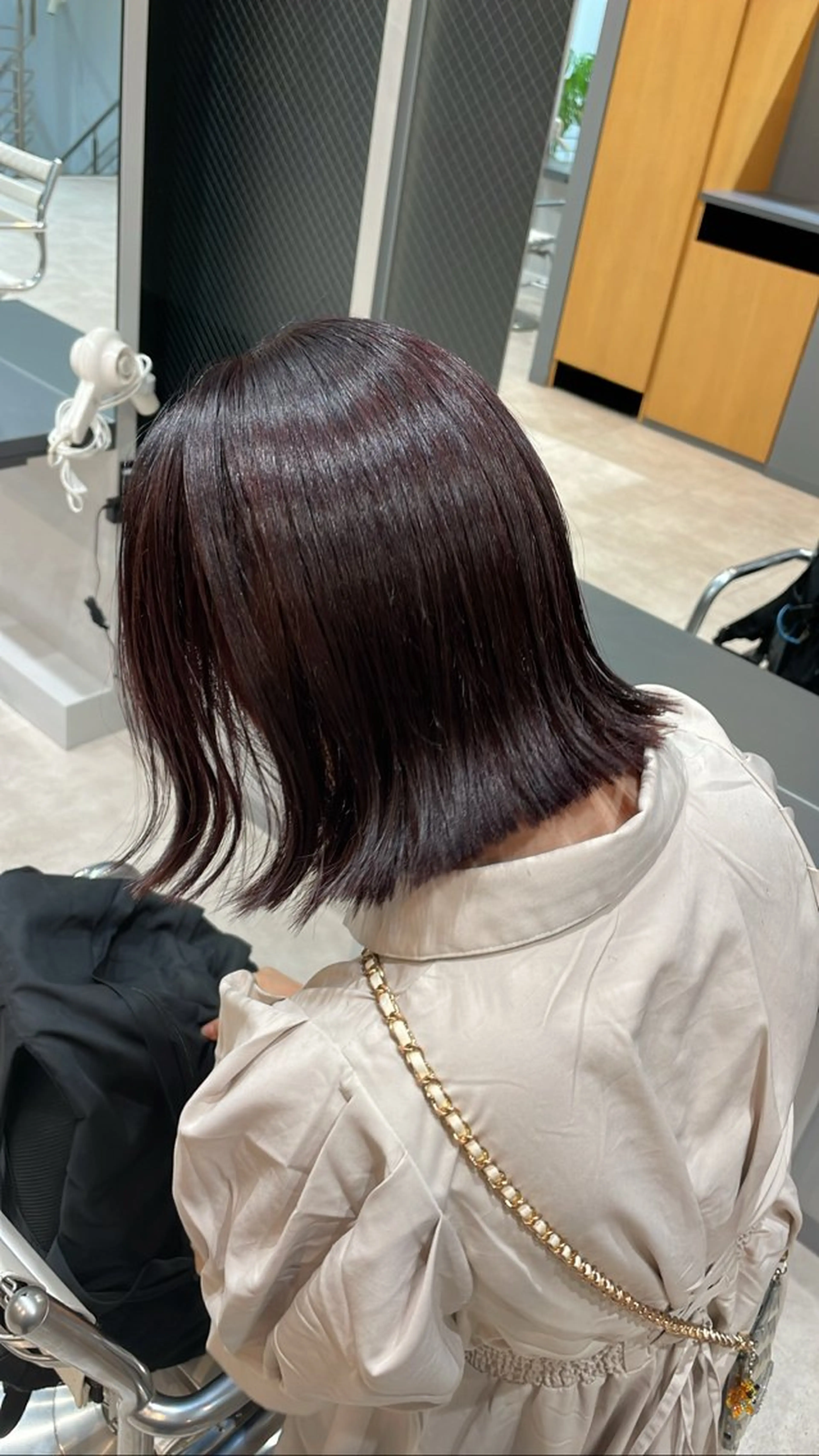 ショート 切りっぱなしボブ ボブ カット トリートメント 富原崇太/高畑/中川 /透明感カラーのヘアスタイル