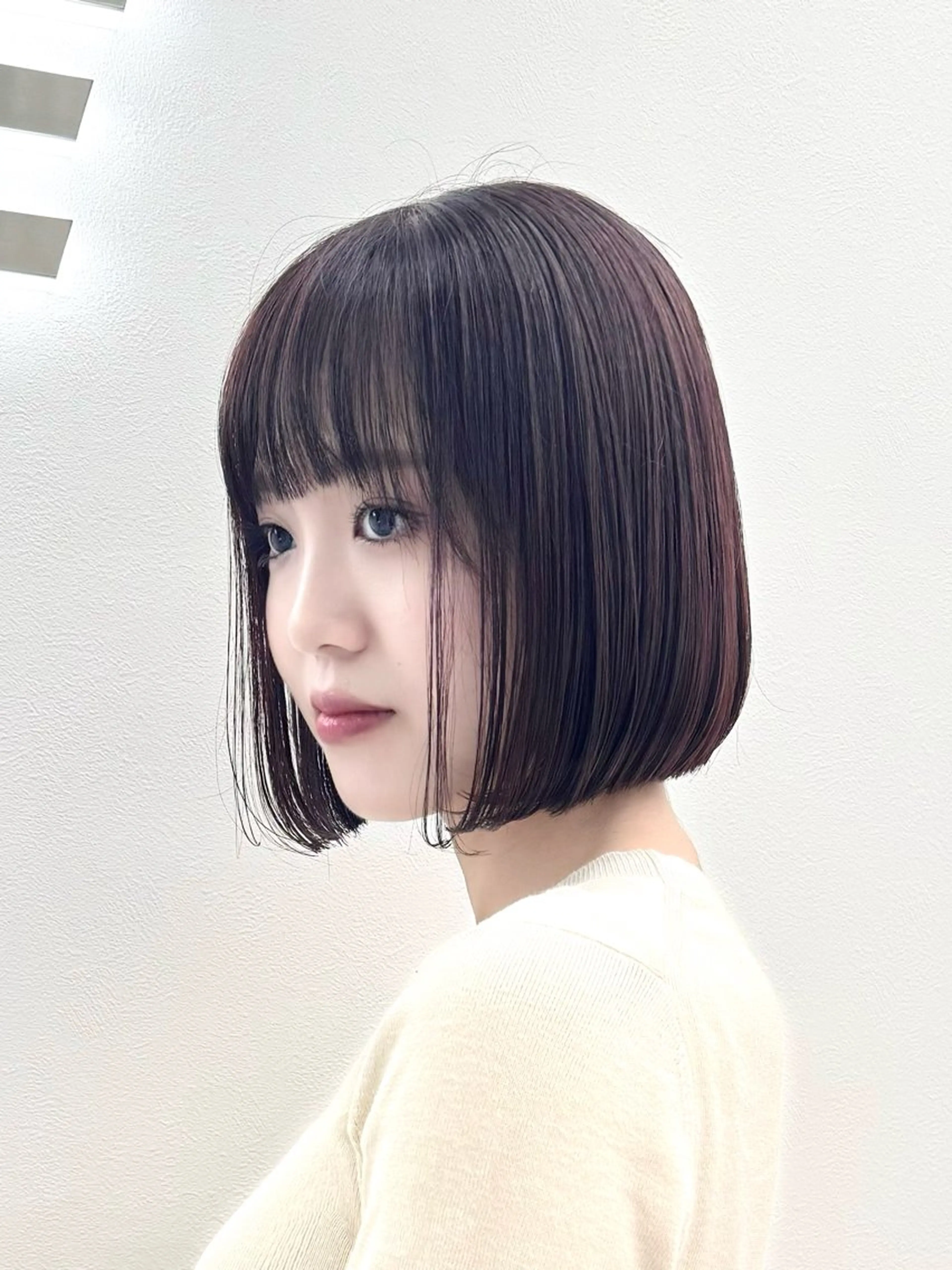 ショート カラー ヘアアレンジ カット ヘアカラー トリートメント ヘッドスパ ヘアセット 縮毛矯正🤍 盛れるボブ/ひかりのヘアスタイル