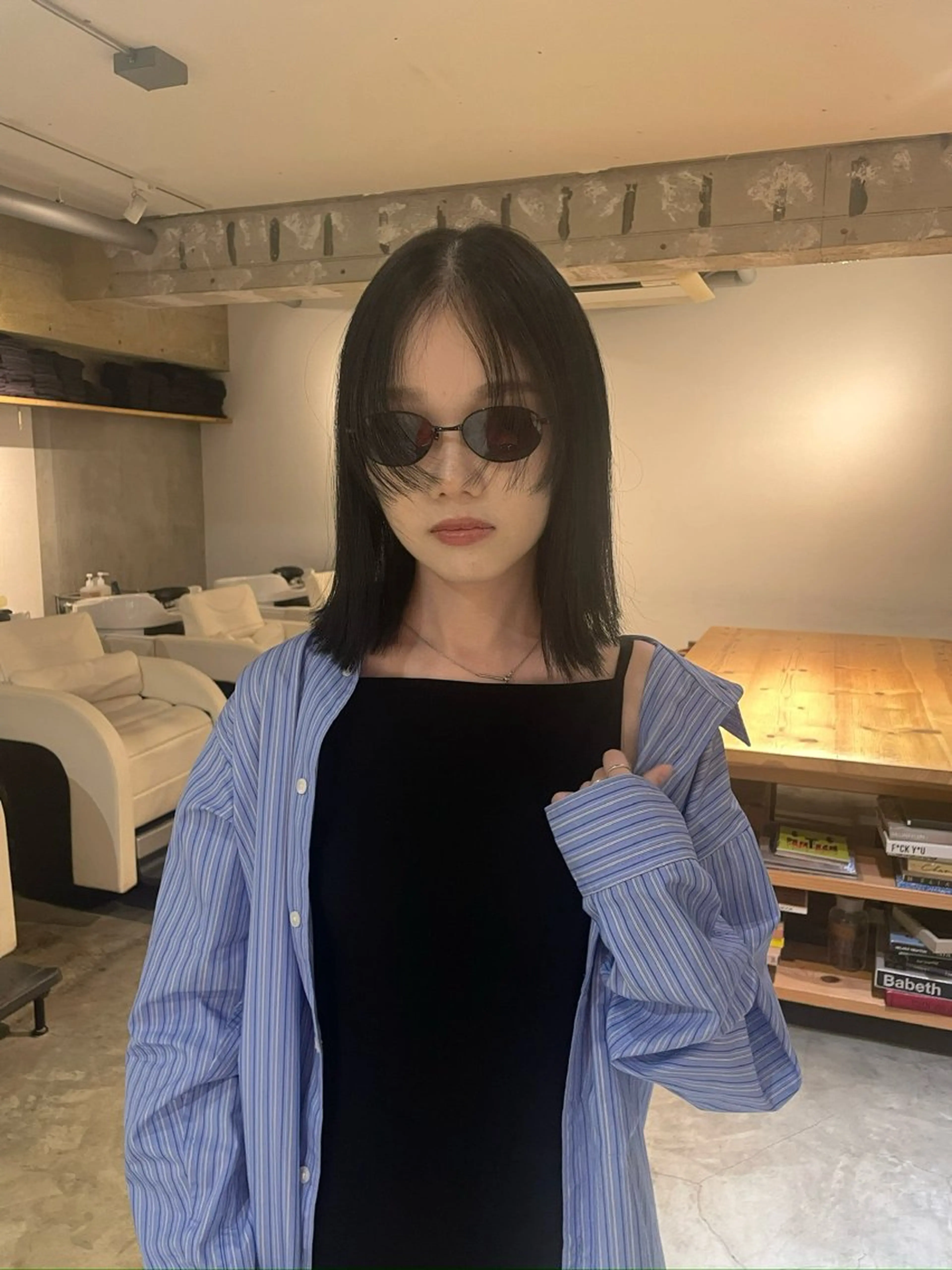 ミディアム カラー カット ヘアカラー 🌿パーマ/ボブ/ レイヤー/Mikiのヘアスタイル