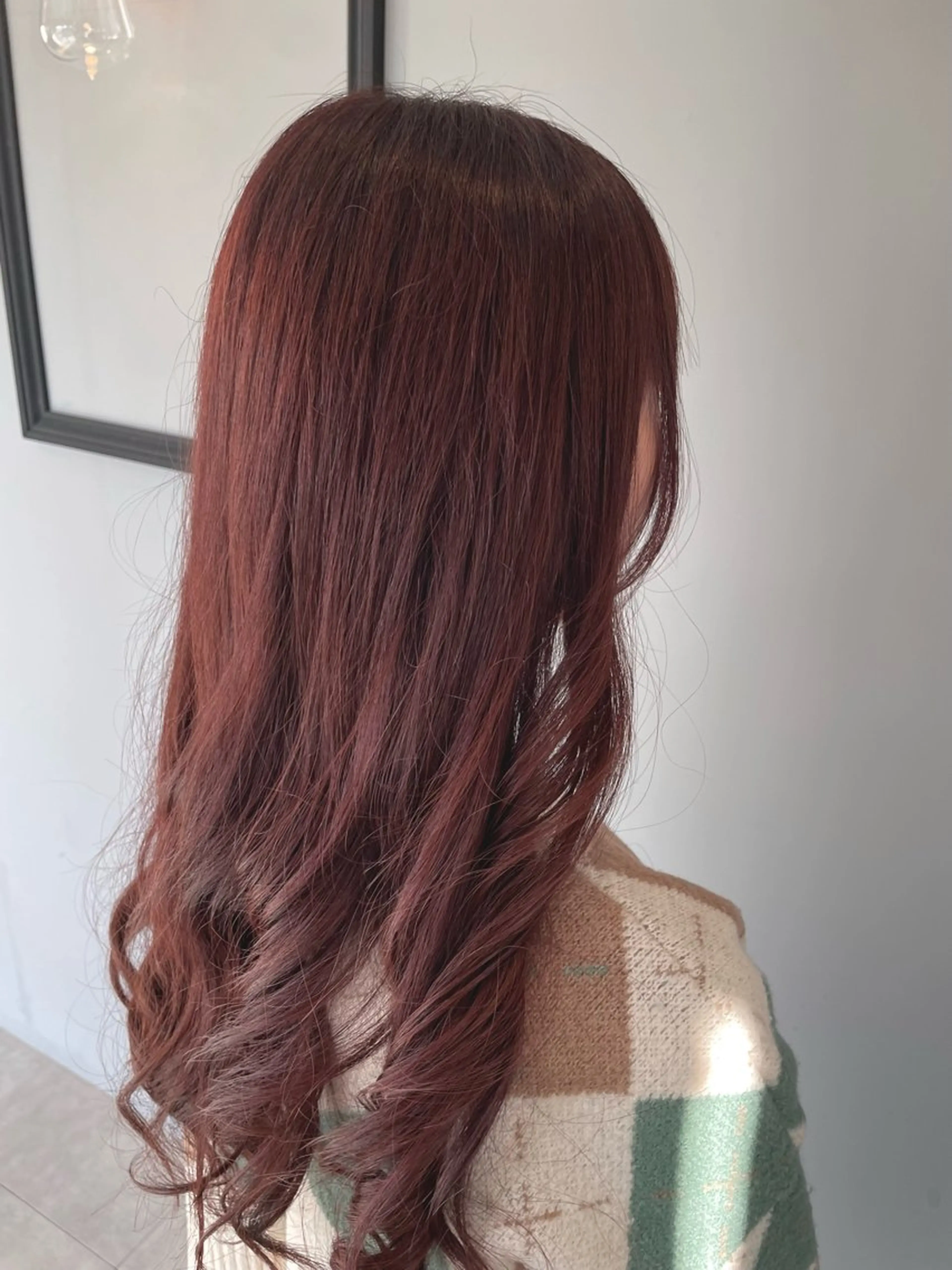 ロング 大橋 綾子のヘアスタイル