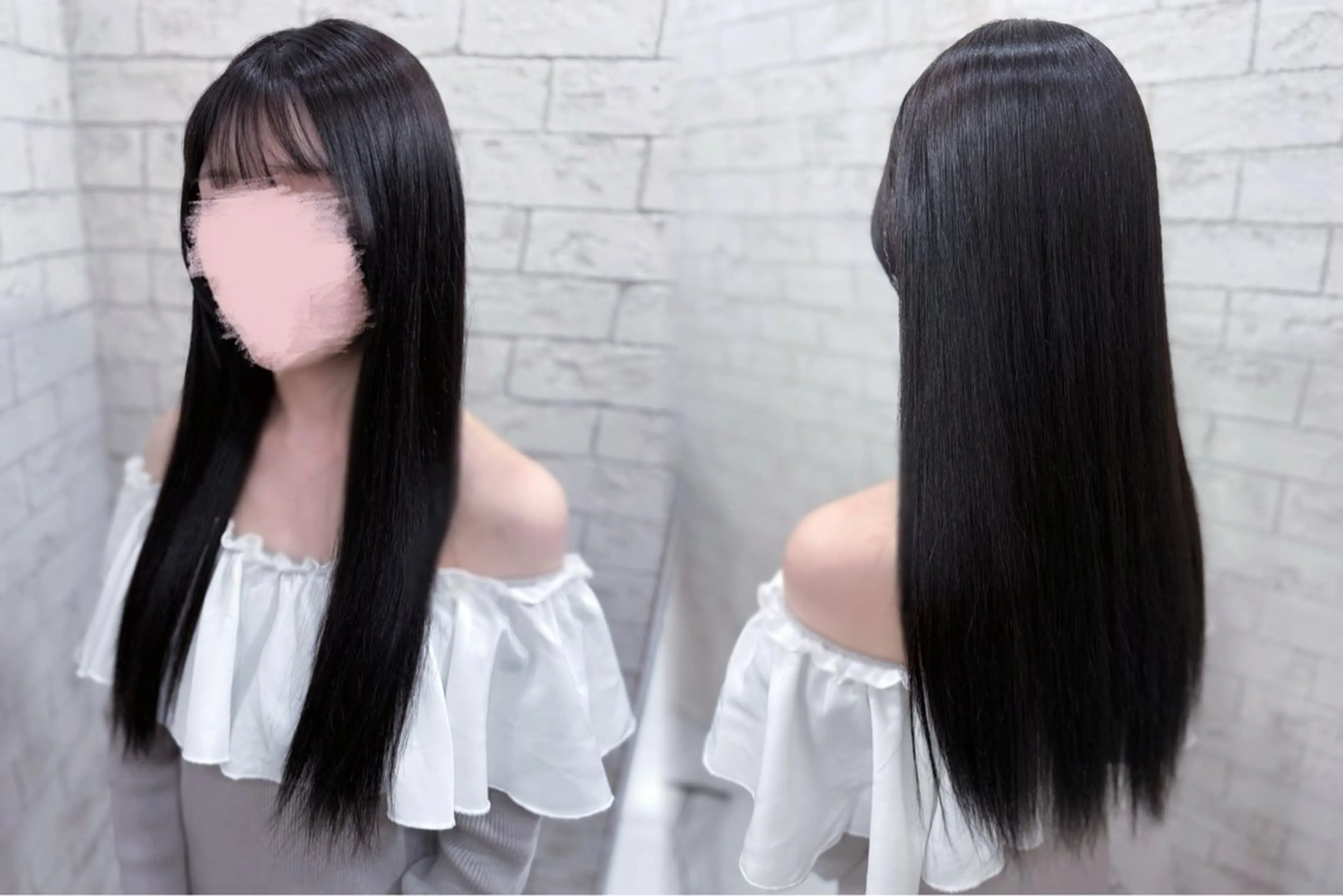 ロング カラー パープルカラー 顔周りカット カットモデル募集中 💜manaka💜のヘアスタイル