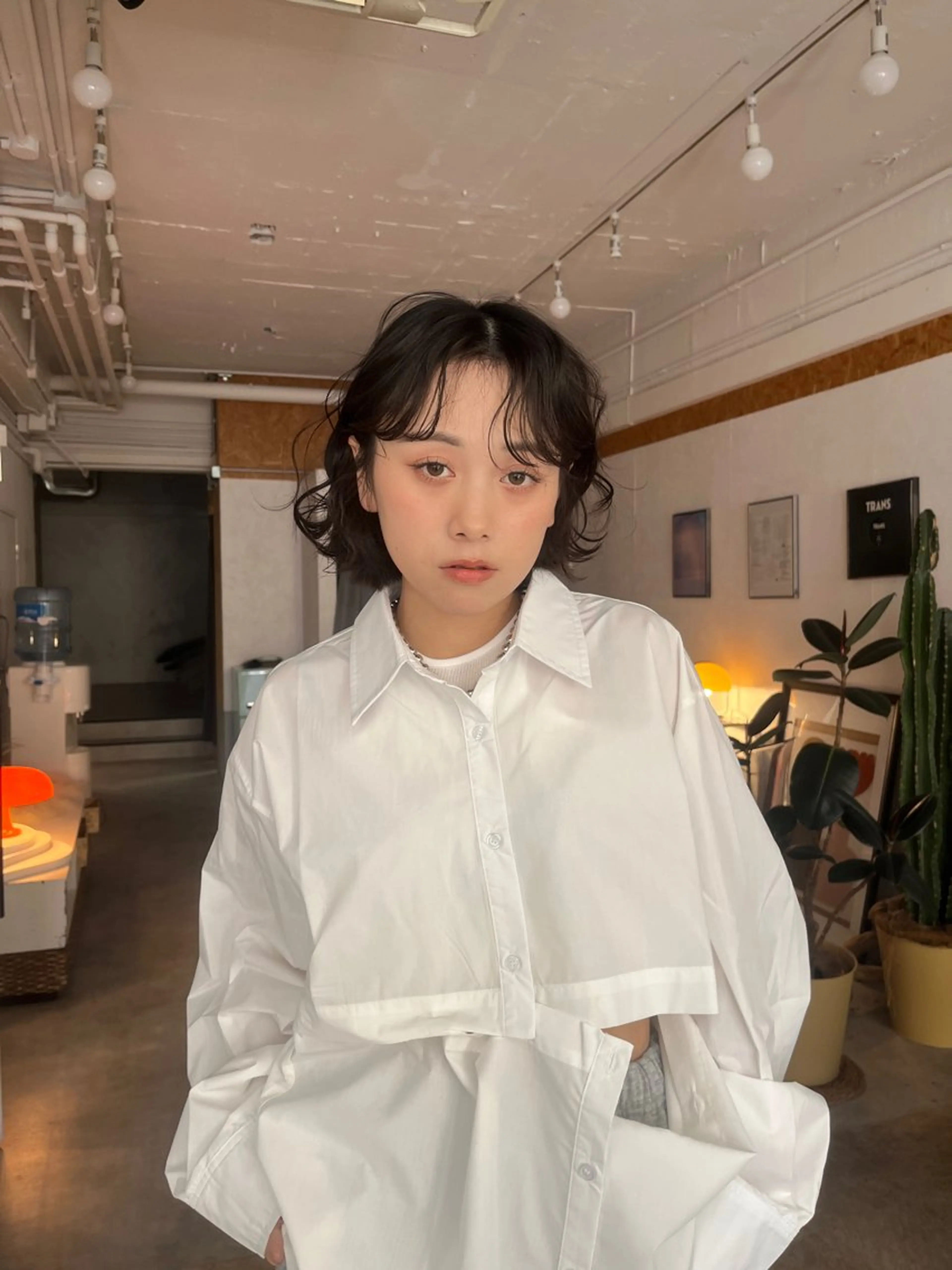 ミディアム ボブパーマ🥣KON コンナツミのヘアスタイル