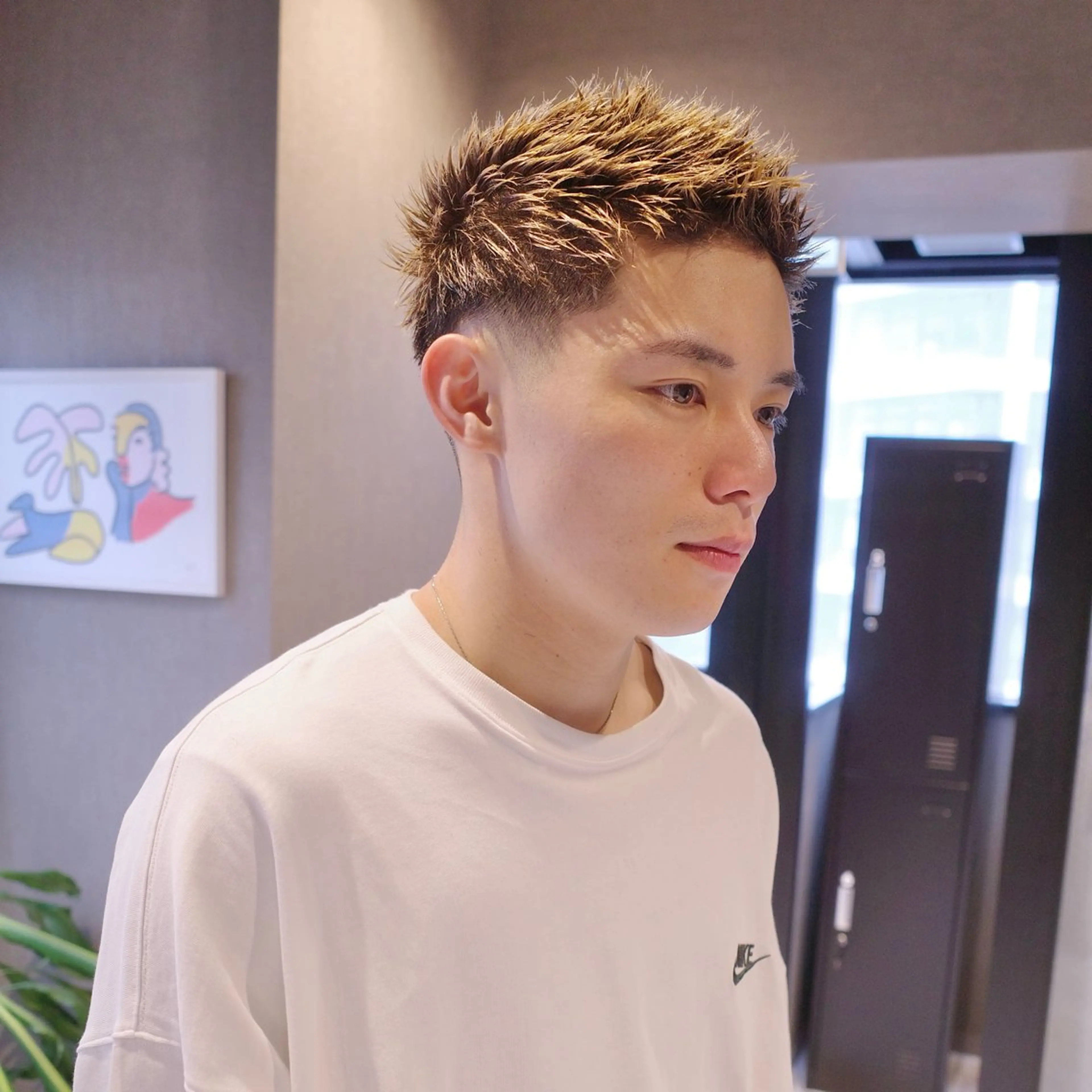 メンズ フェードカット ヨシカワ タツキのヘアスタイル