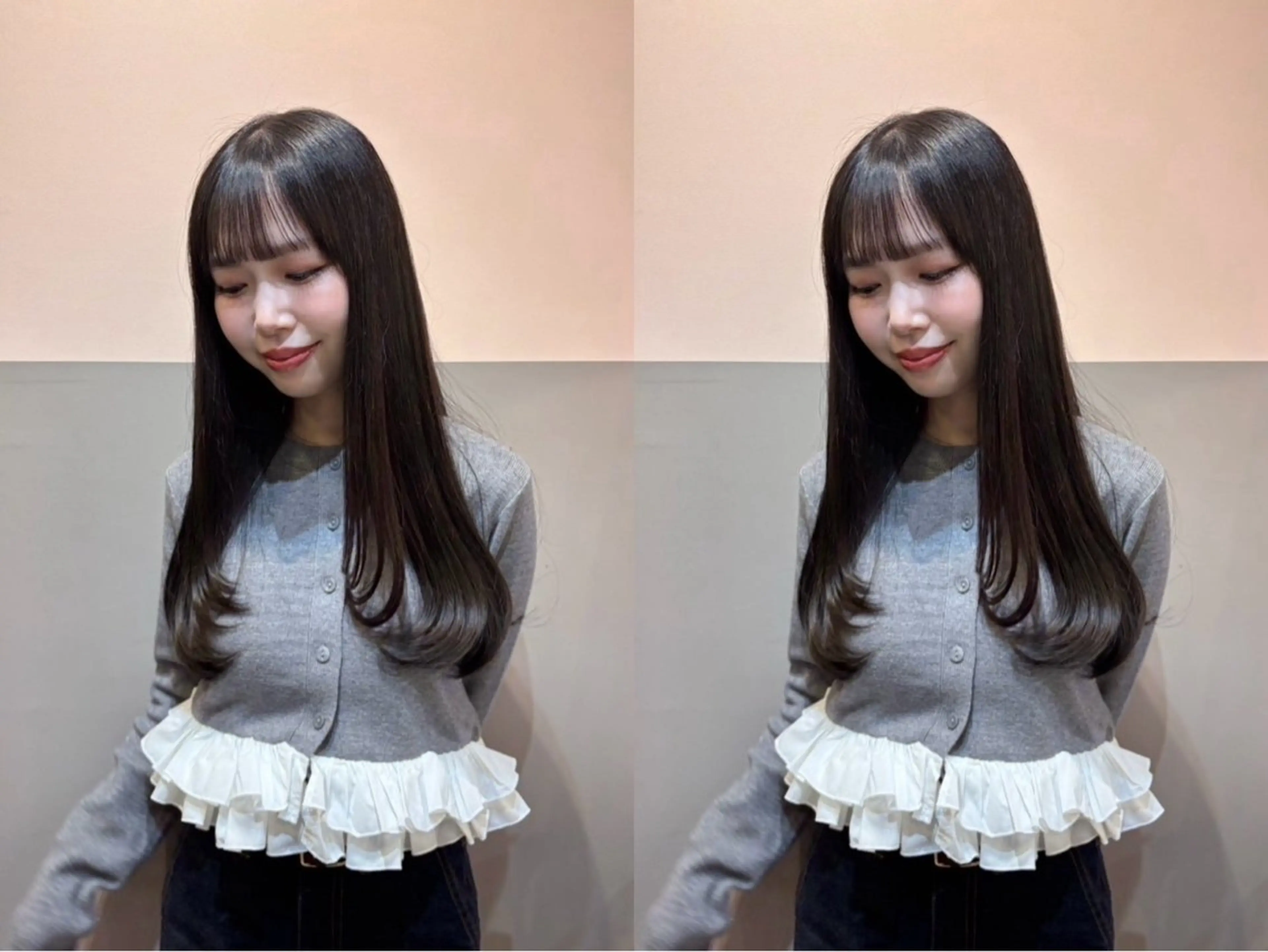 ロング 赤堀 愛子のヘアスタイル