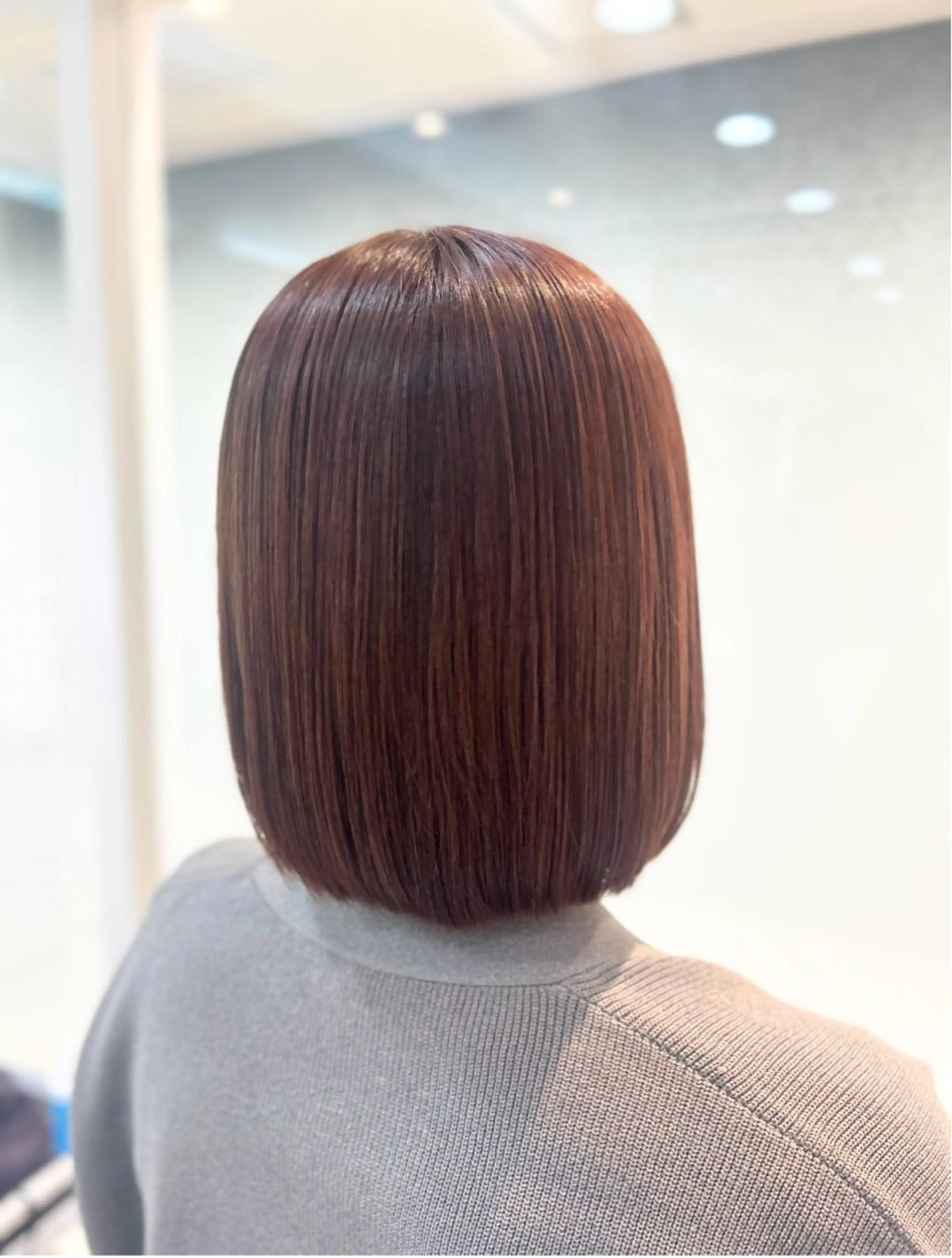 ショート カラー 縮毛矯正/髪質改善/ 艶髪ササキナツミのヘアスタイル