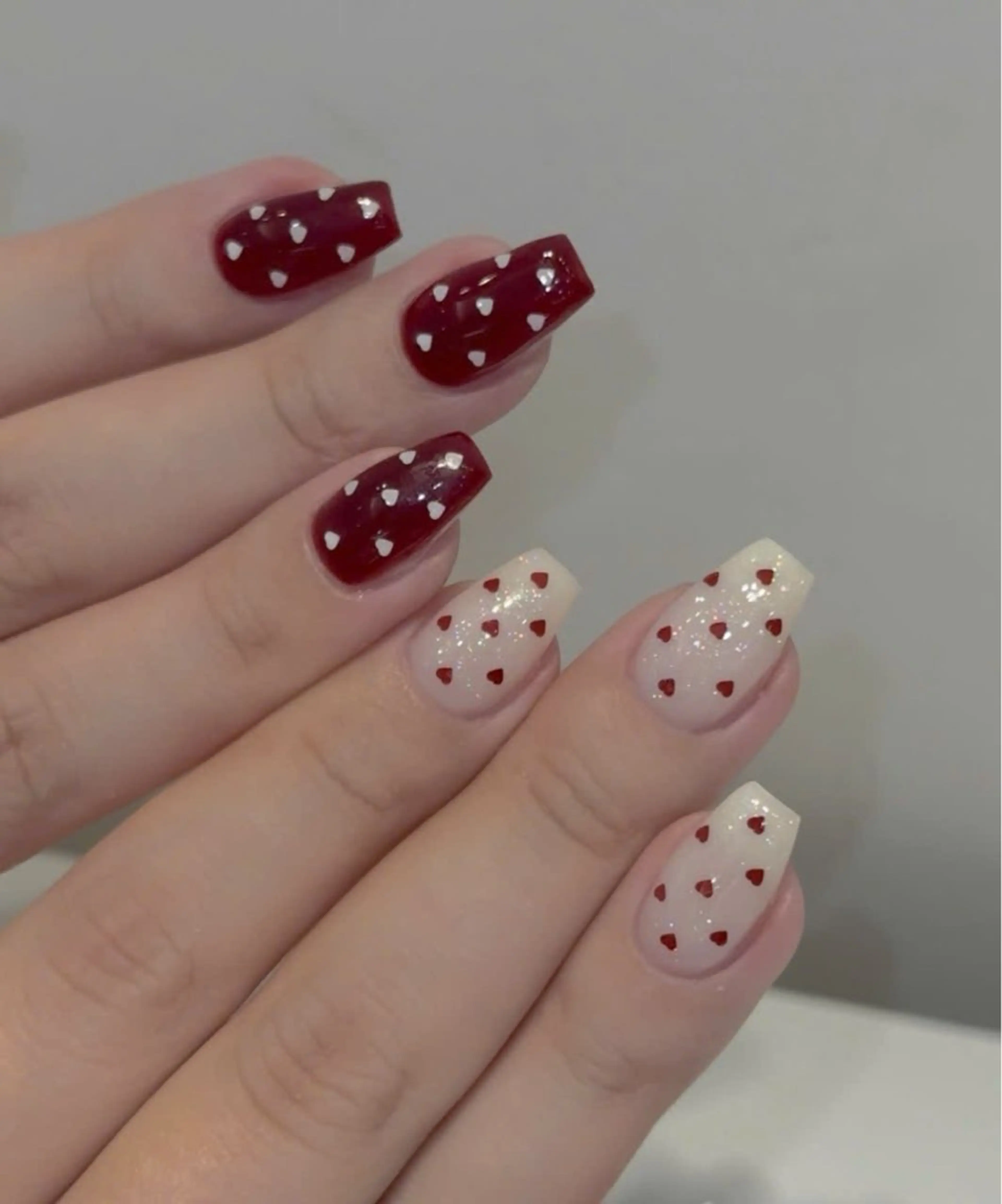 ネイル キラキラネイル マグネットネイル ミラーネイル ニュアンスネイル 春ネイル ハンドネイル Lina所属・MeiMei Nail モデル募集のネイルデザイン