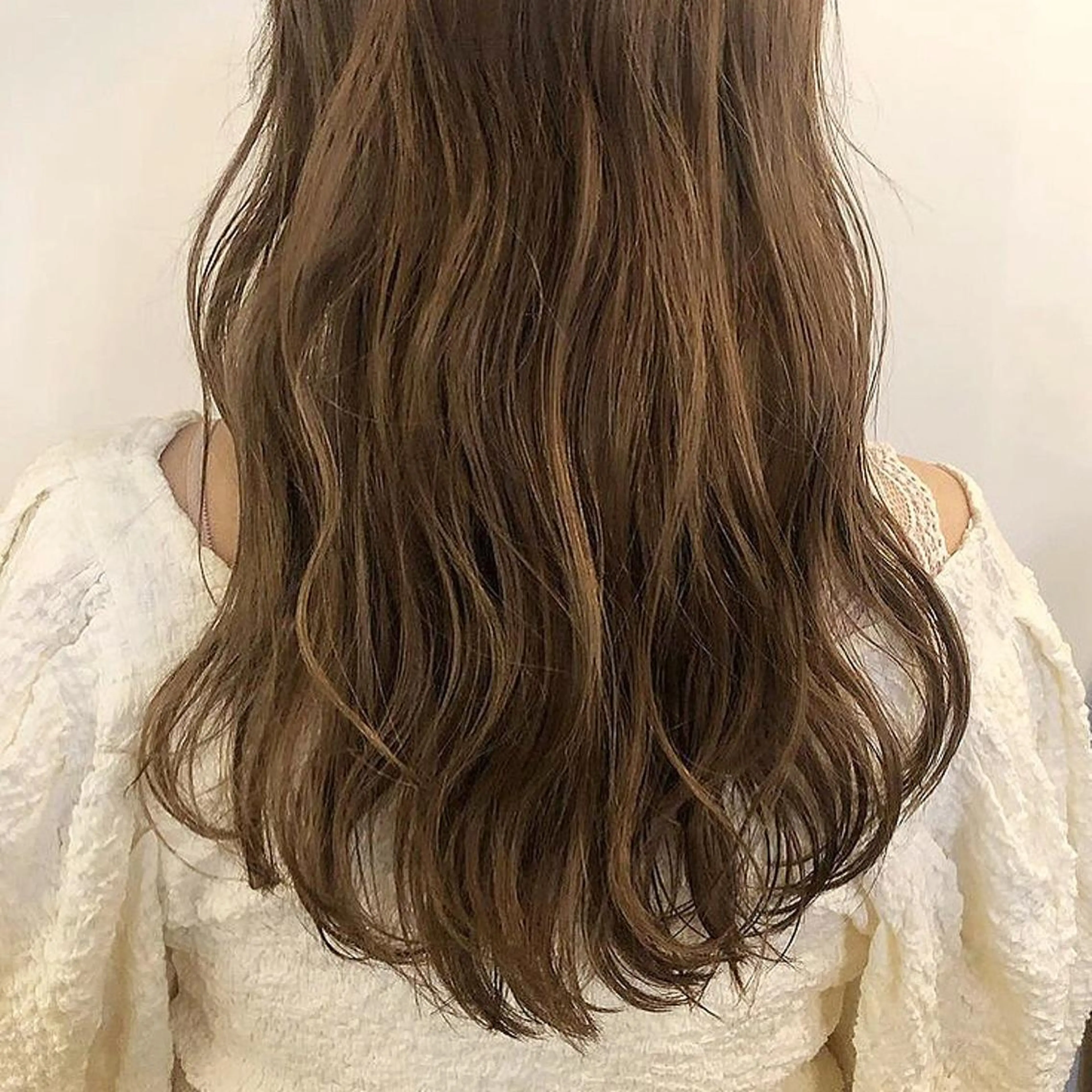 セミロング カラー パーマ hono/ボブ/ ハイトーン/ベージュのヘアスタイル