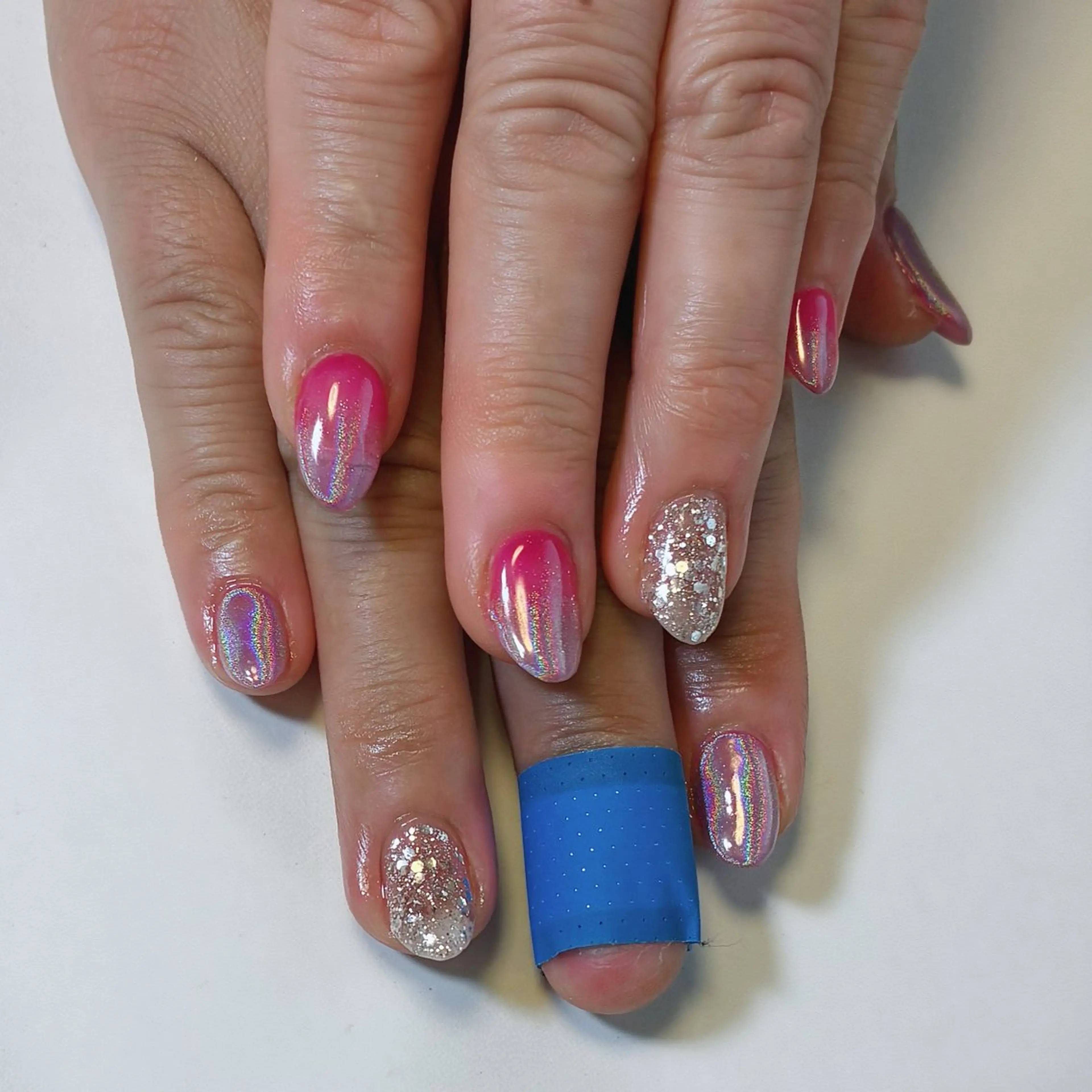 ネイル ワンカラーネイル ピンク ハンドネイル ネイルサロン💎 Bibiのネイルデザイン