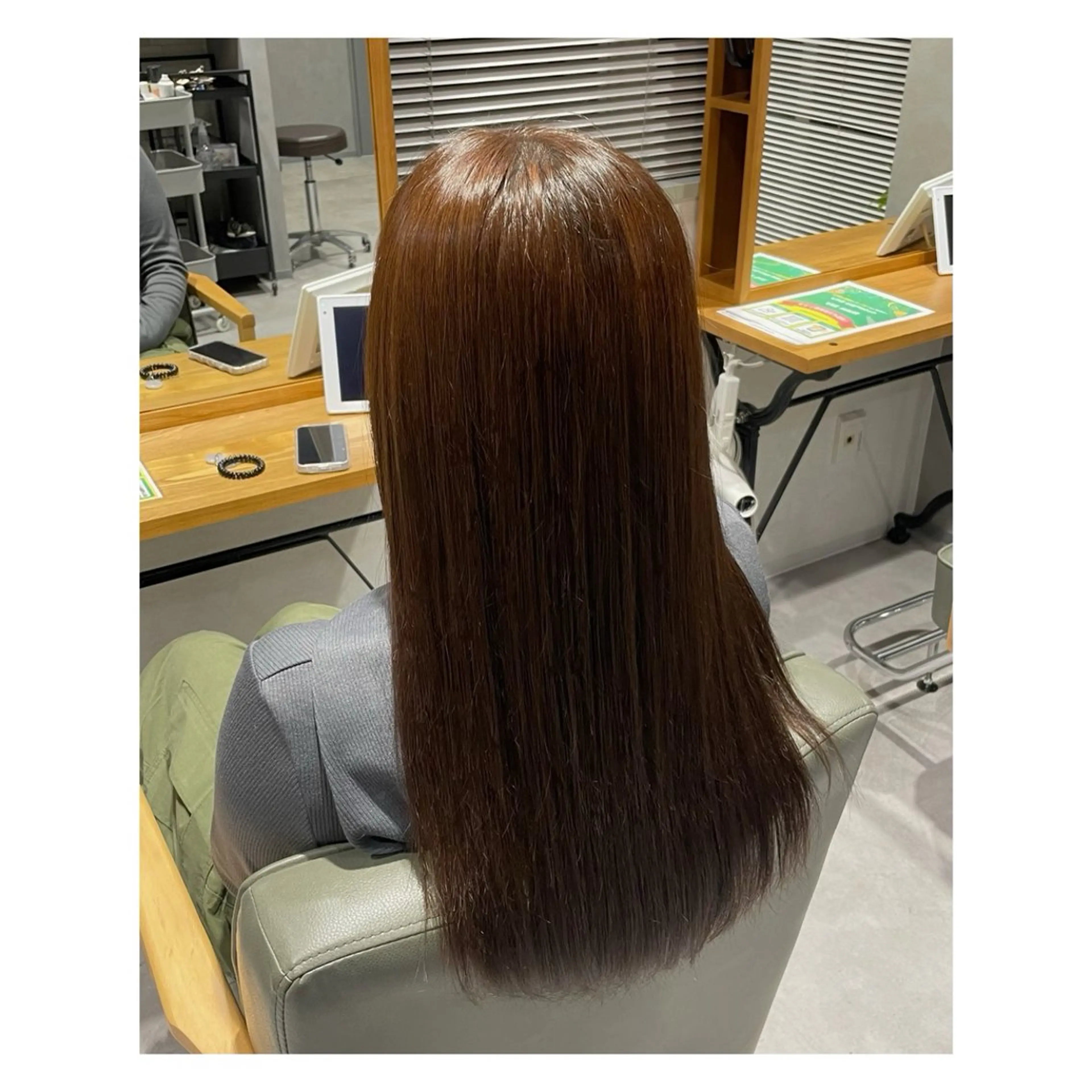 ロング カラー ブラウンカラー トリートメント ヘアカラー Vis fleur 日暮里/日暮里店【ビス フルール】所属・石橋 咲のヘアスタイル