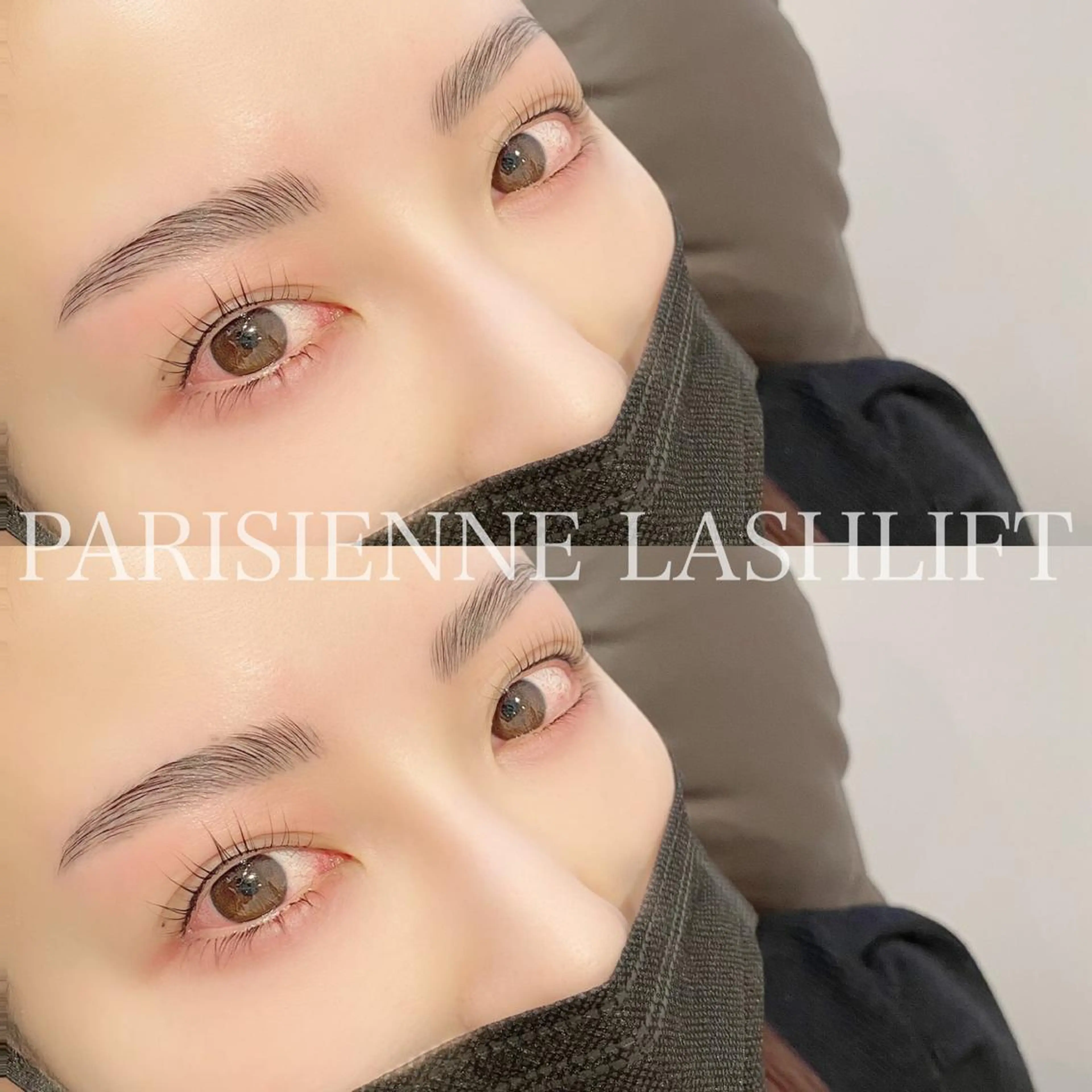 🎀パリジェンヌ＋下エク40本🎀まつげパーマ（カール）も可◎ぱっちりお目元が好きな方にオススメです🧸の写真