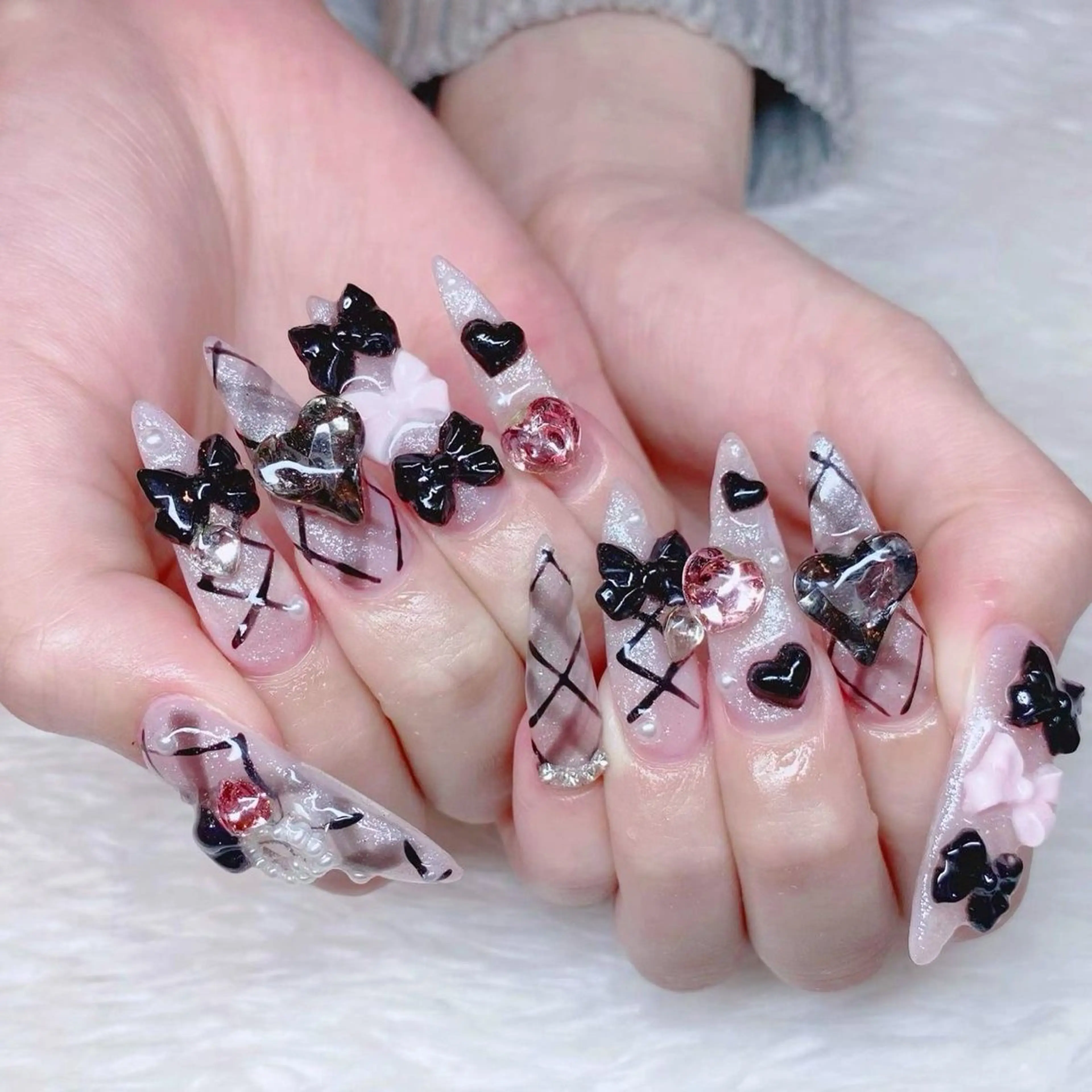 ネイル チークネイル フットネイル フレンチネイル グラデーション 韓国ネイル Yuki nail staffのネイルデザイン