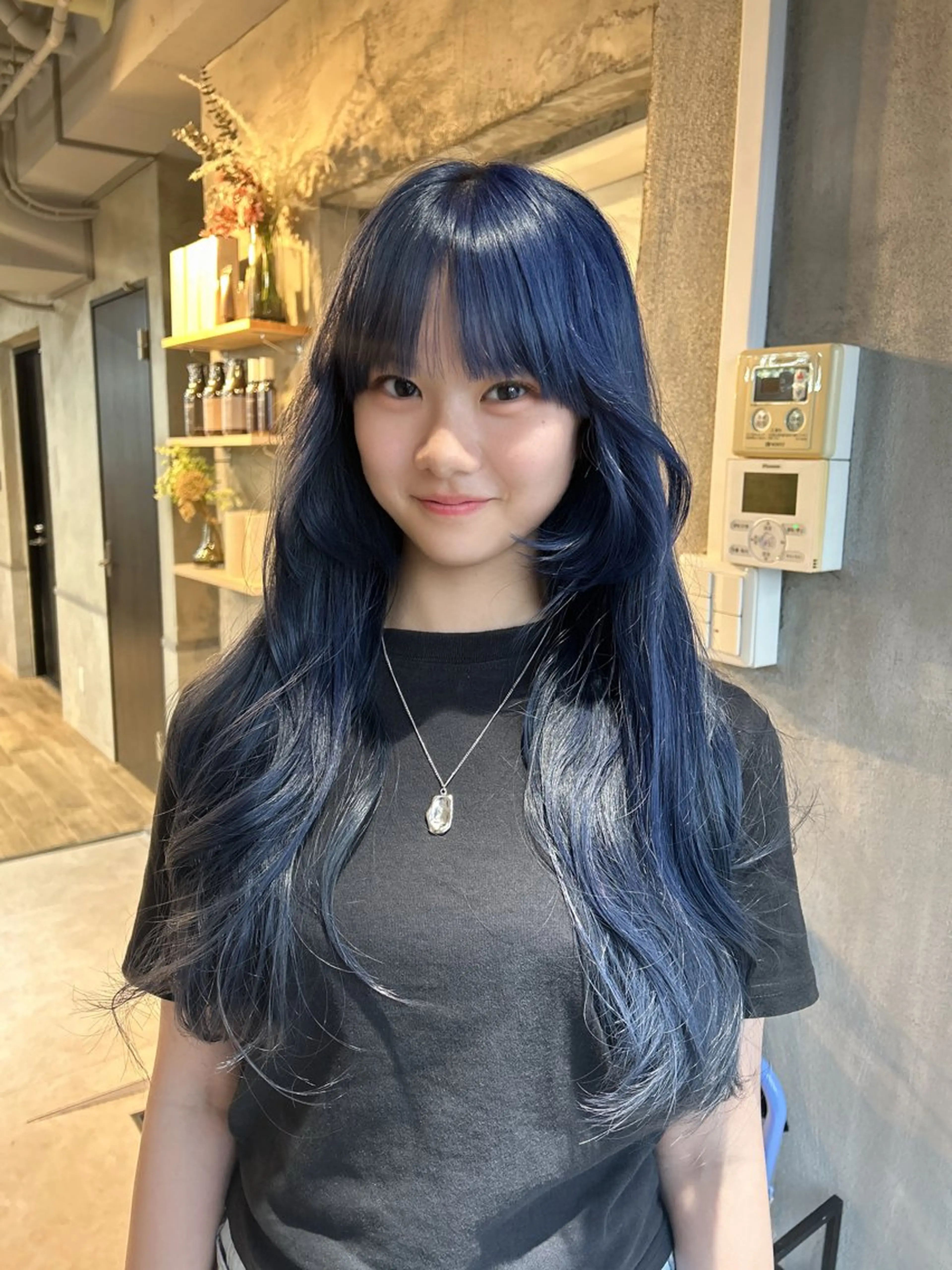 ロング ヘアカラー トリートメント 心斎橋ヘアカラー 海外ﾚｲﾔｰ/マリナのヘアスタイル