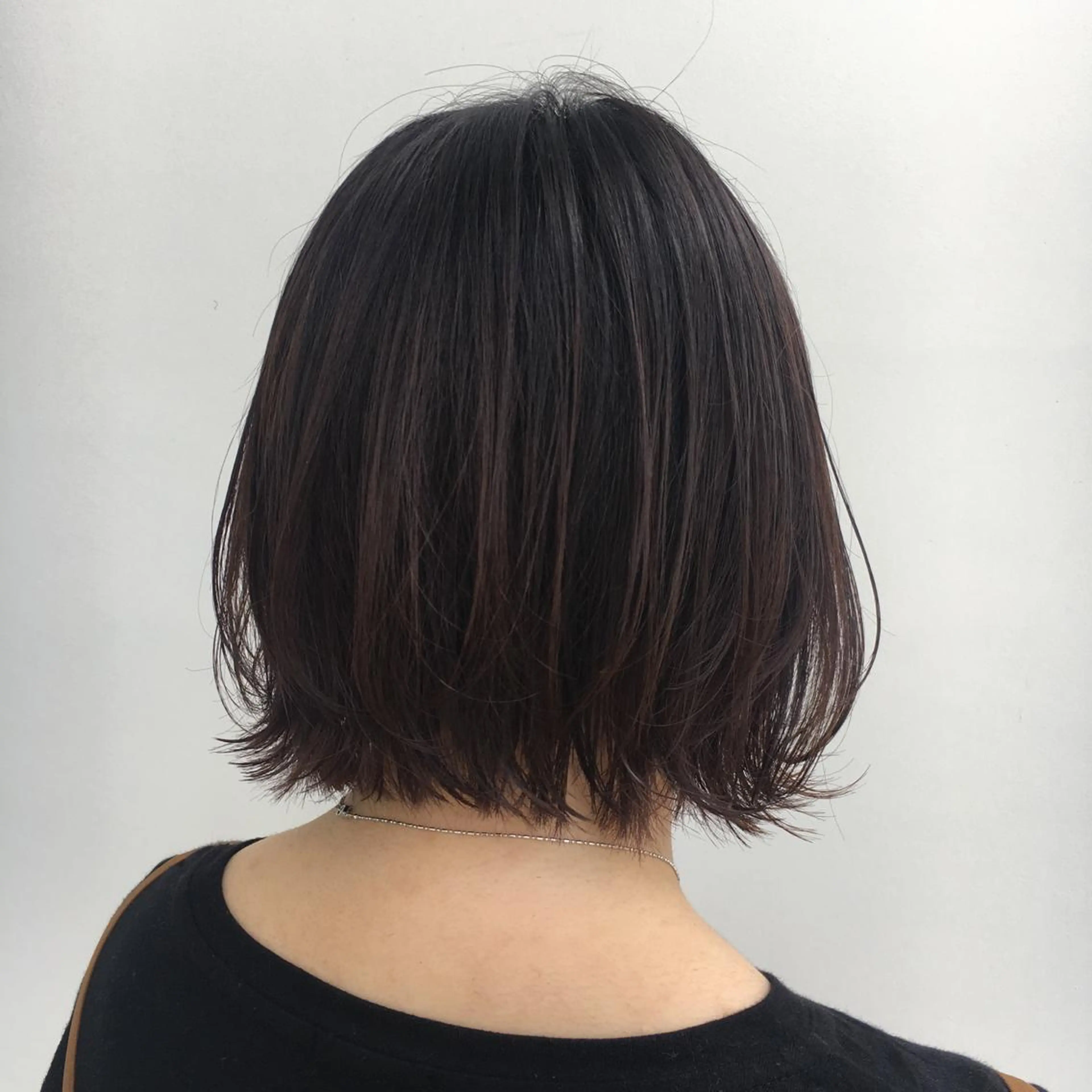 ショート ボブ 外ハネヘア 中川 結のヘアスタイル