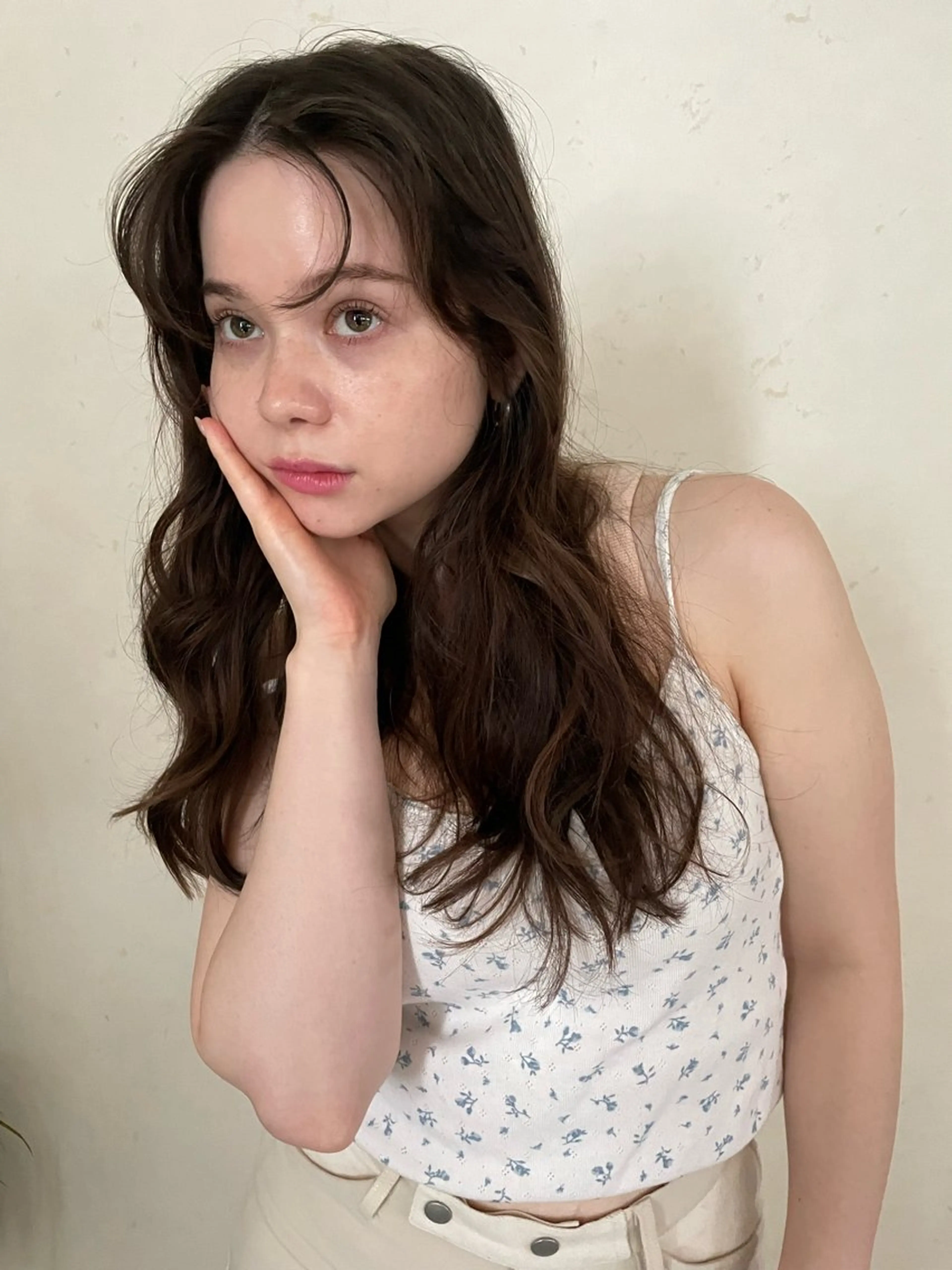 ロング カラー カット ヘアカラー トリートメント 渋谷 留菜のヘアスタイル