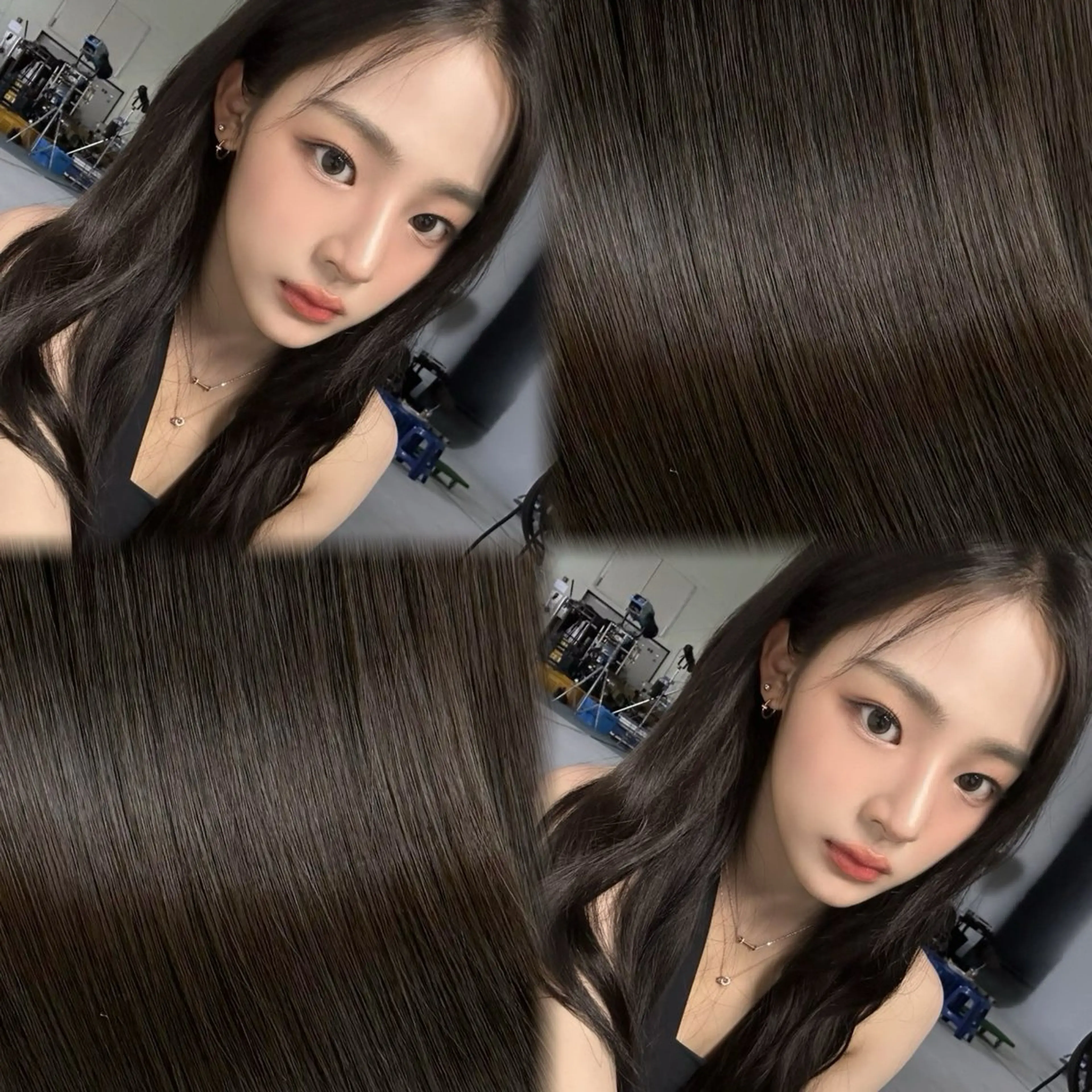 セミロング カット ヘアカラー トリートメント 赤みなしカラー/梅田 /レイヤー/IORIのヘアスタイル