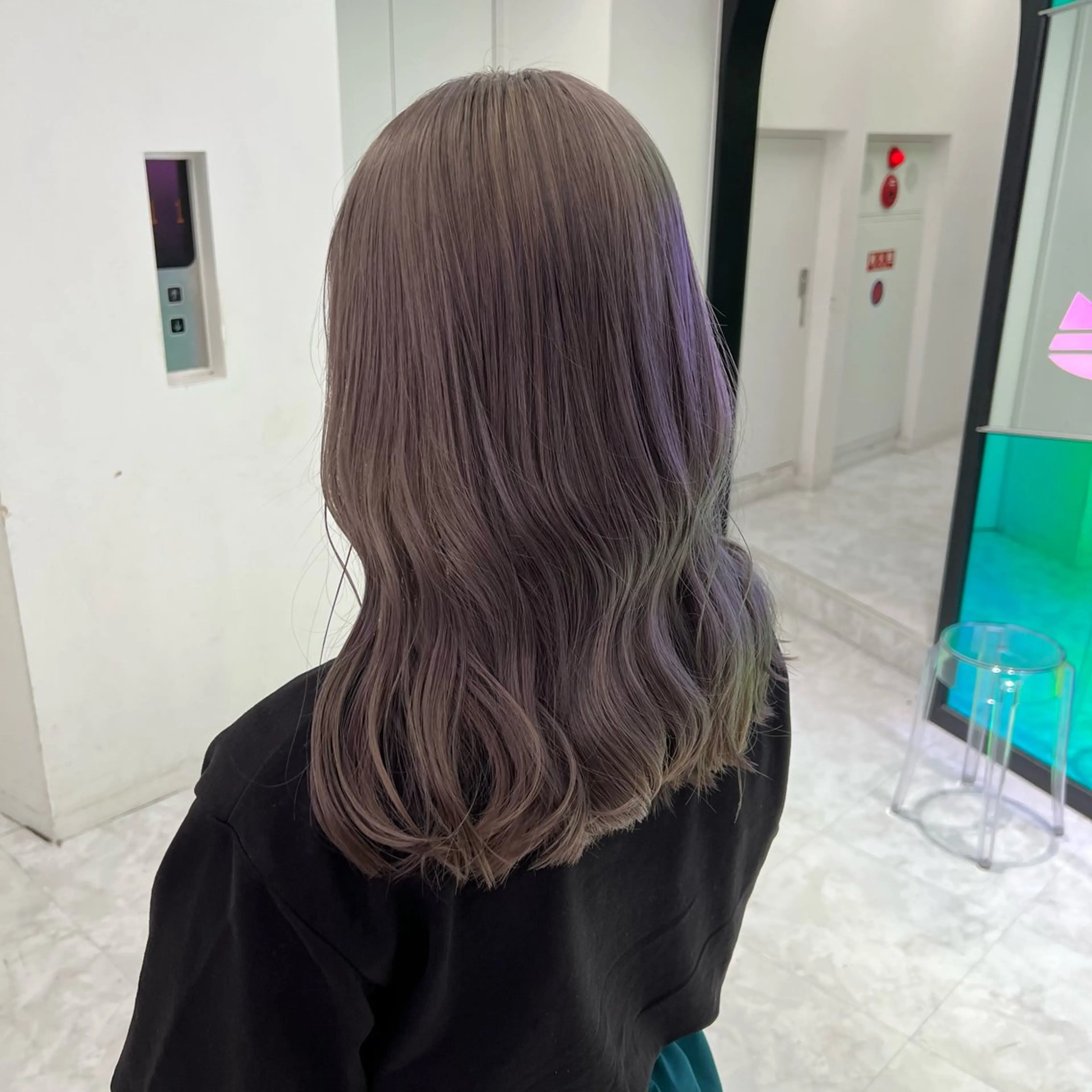 セミロング カラー ヘアアレンジ 🎀 yuuka🎀のヘアスタイル