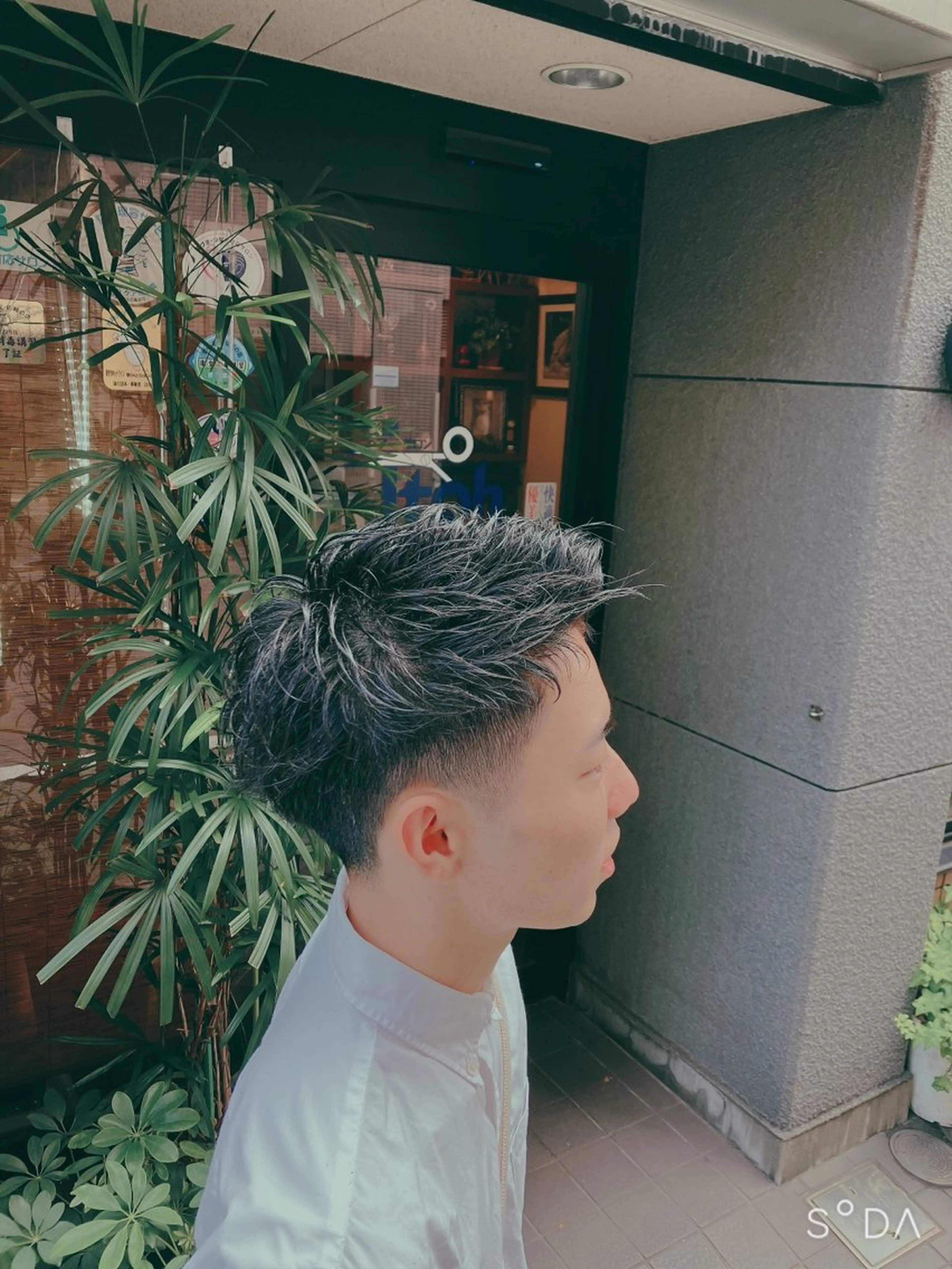 メンズ フェードカット Back  bone barberのヘアスタイル