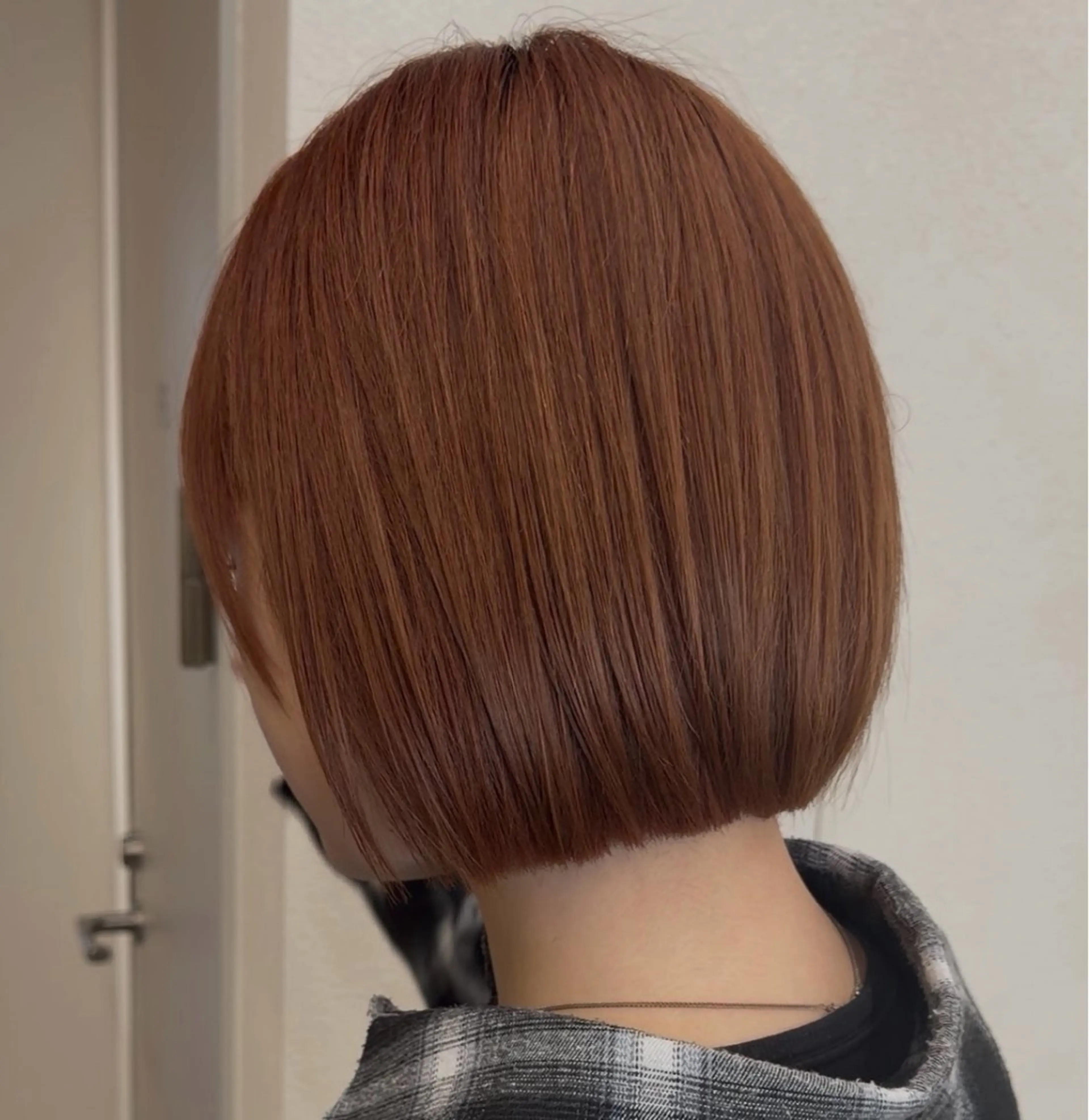 ショート 切りっぱなしボブ ボブ 顔周りカット ハッシュカット ハイレイヤー カット ♥️似合わせボブ/ 縮毛矯正/大和田拓夢のヘアスタイル