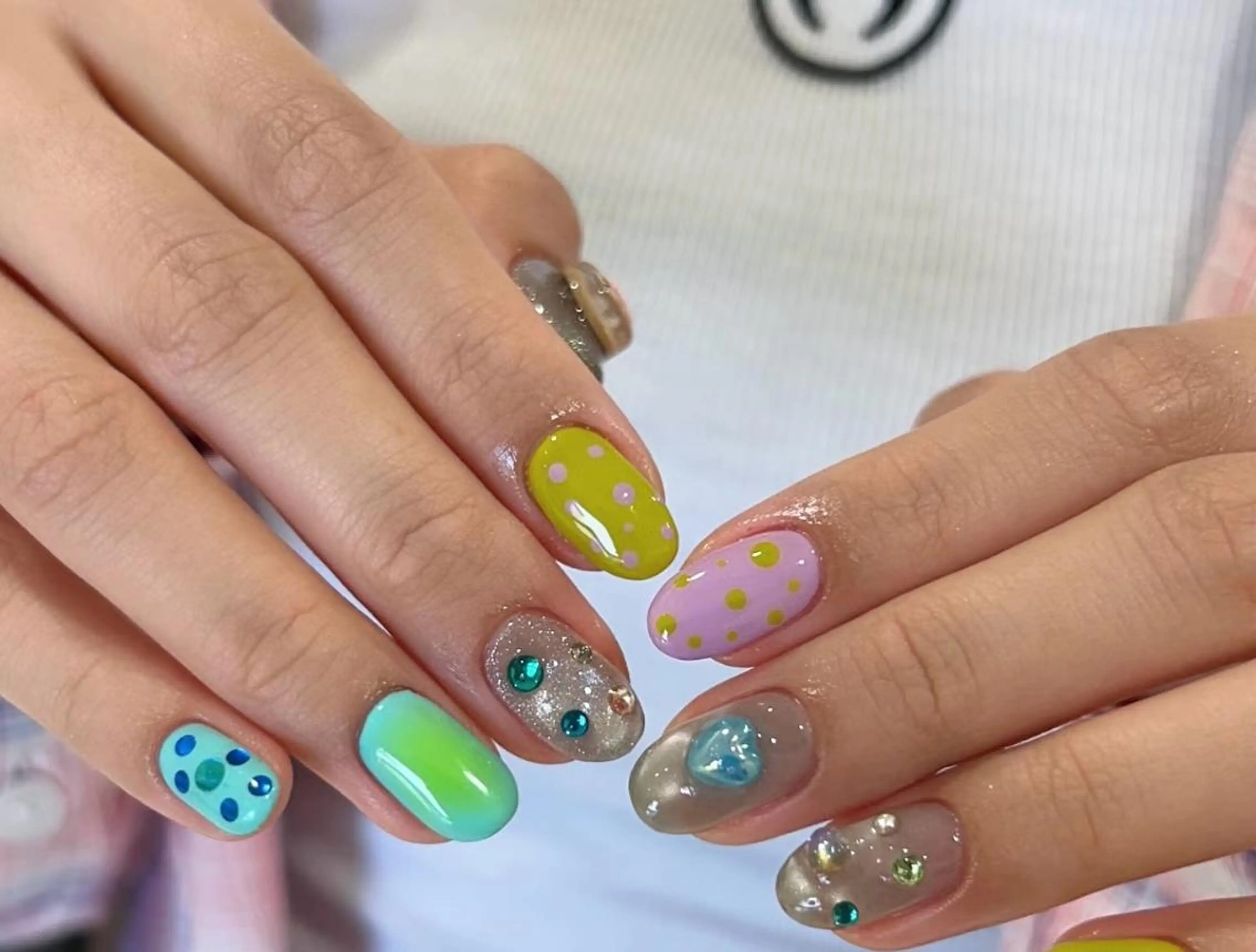 ネイル ハンドネイル By moonネイル 🌷ワンホン/韓国風のネイルデザイン