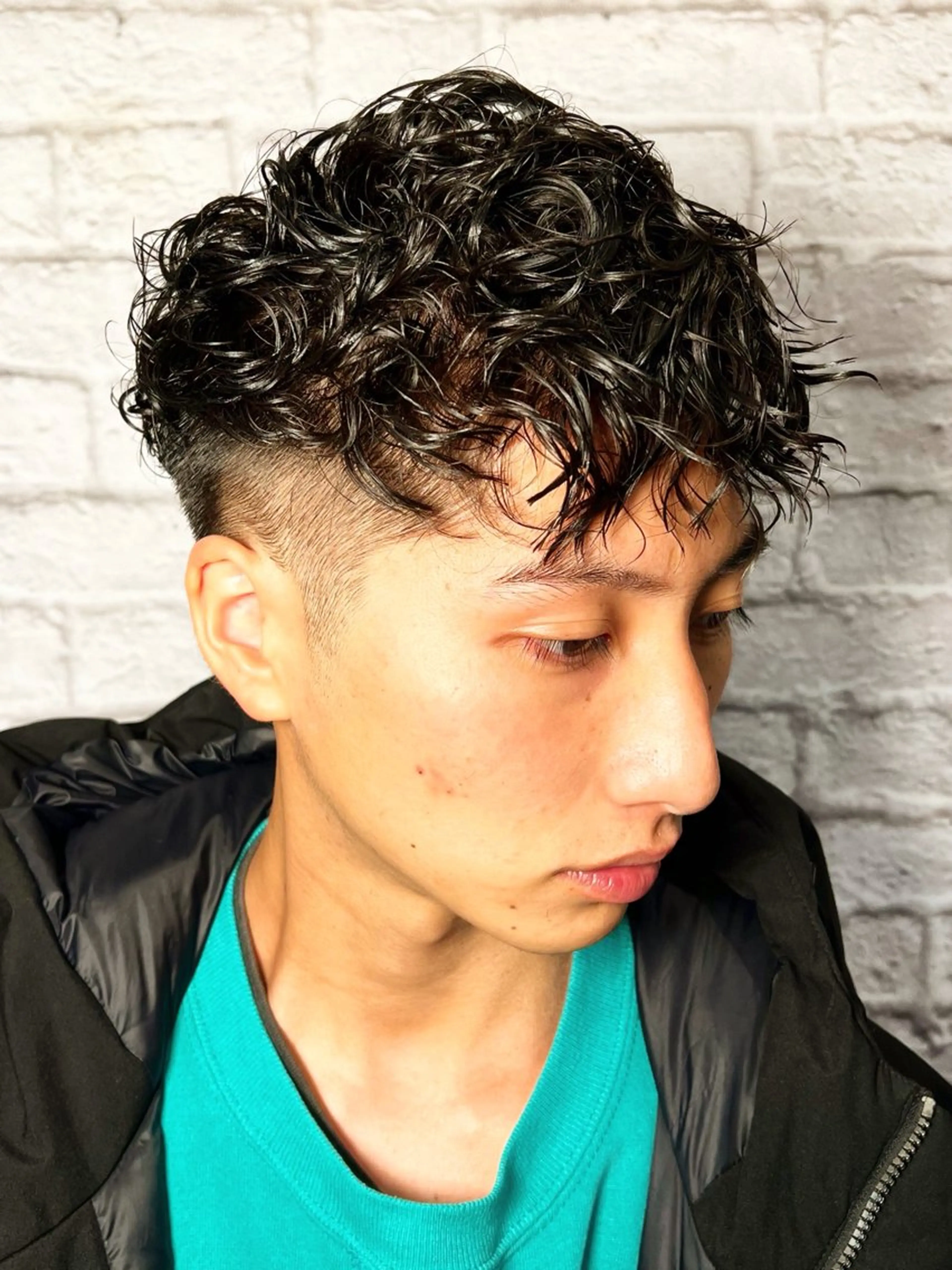 ショート カラー パーマ ヘアアレンジ メンズ メンズカット/パーマ 山崎航平💈のヘアスタイル