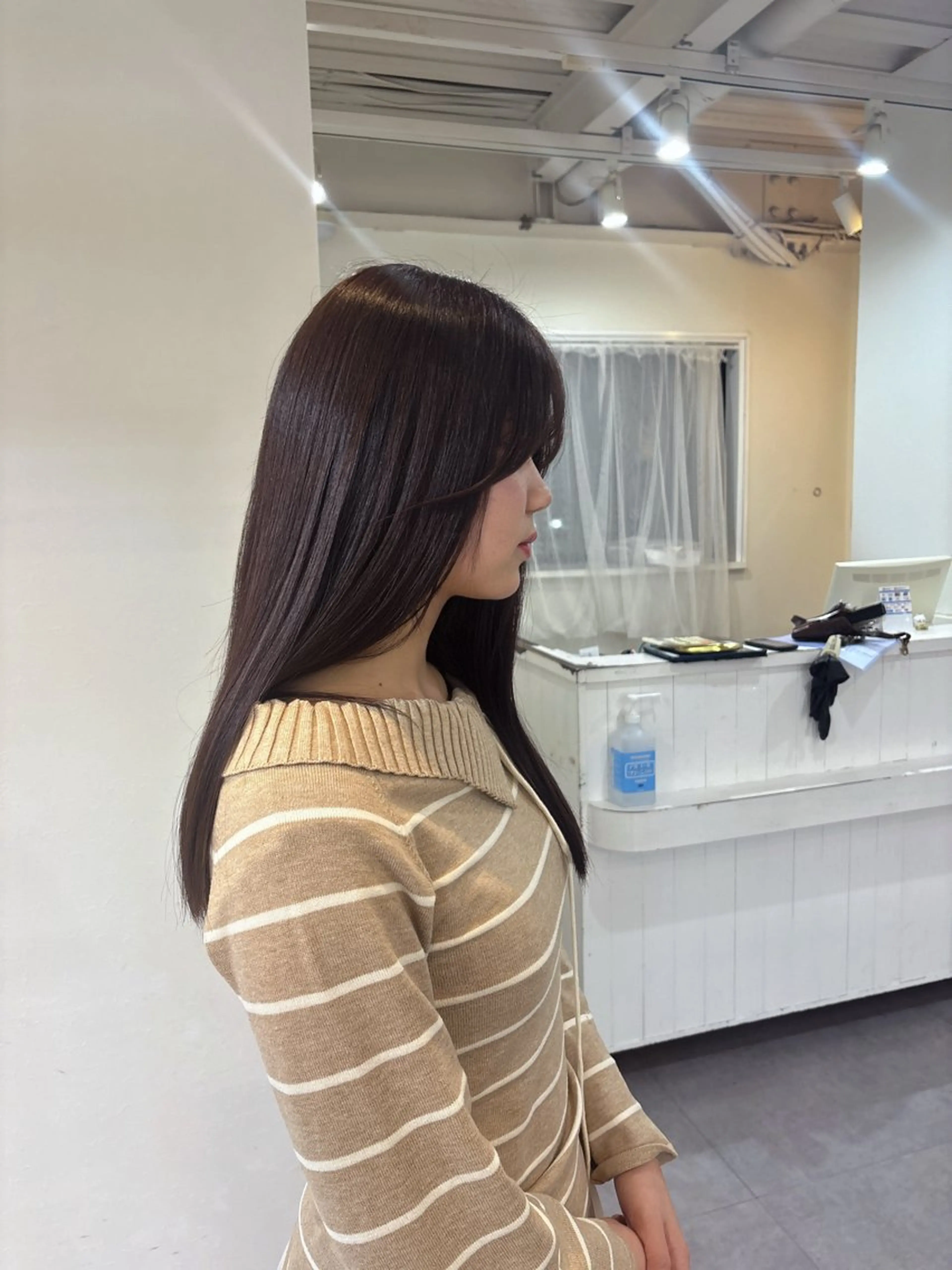 ロング 高橋 真歩のヘアスタイル