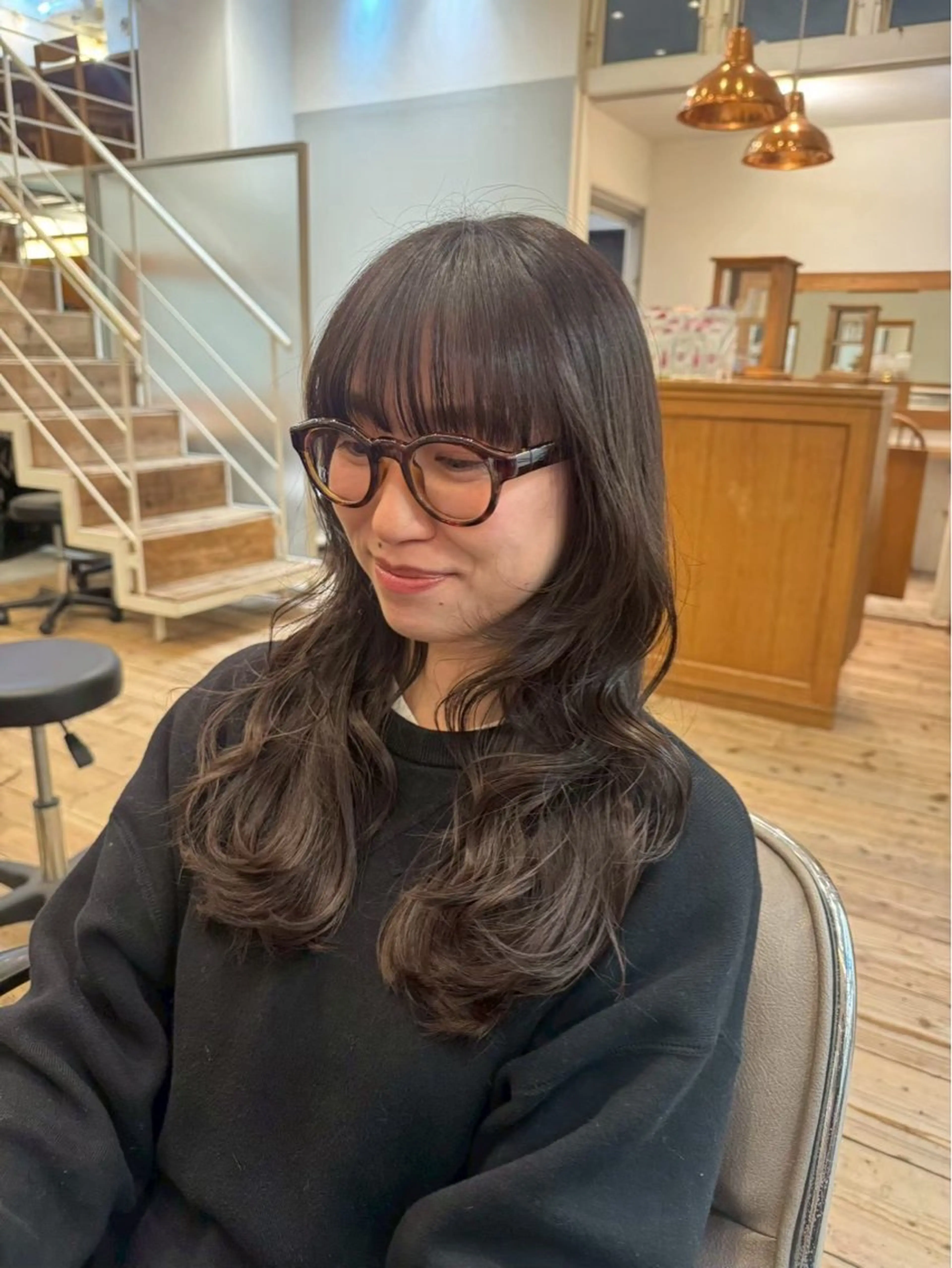 セミロング カラー ヘアアレンジ 原宿/ツヤツヤカラー /🌳カズキのヘアスタイル
