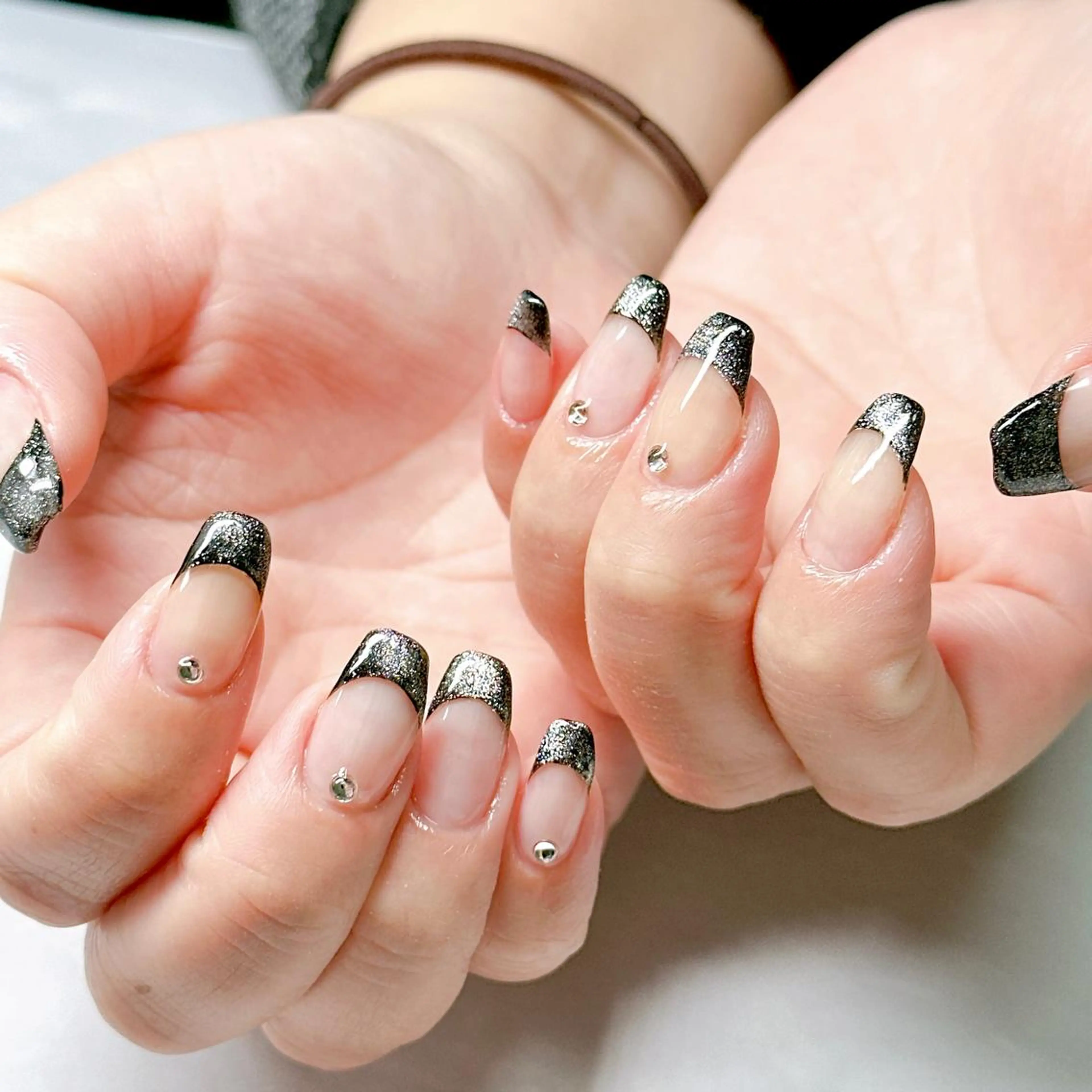 ネイル フレンチネイル マグネットネイル PLANET nailのネイルデザイン